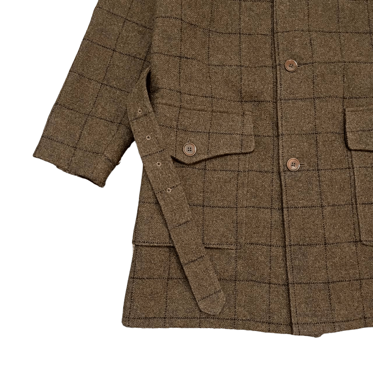 RRL Ralph Lauren Double RL RRL Ralph Lauren Wool Belted Overcoat Brown Size US L / EU 52-54 / 3 - 3 Thumbnail