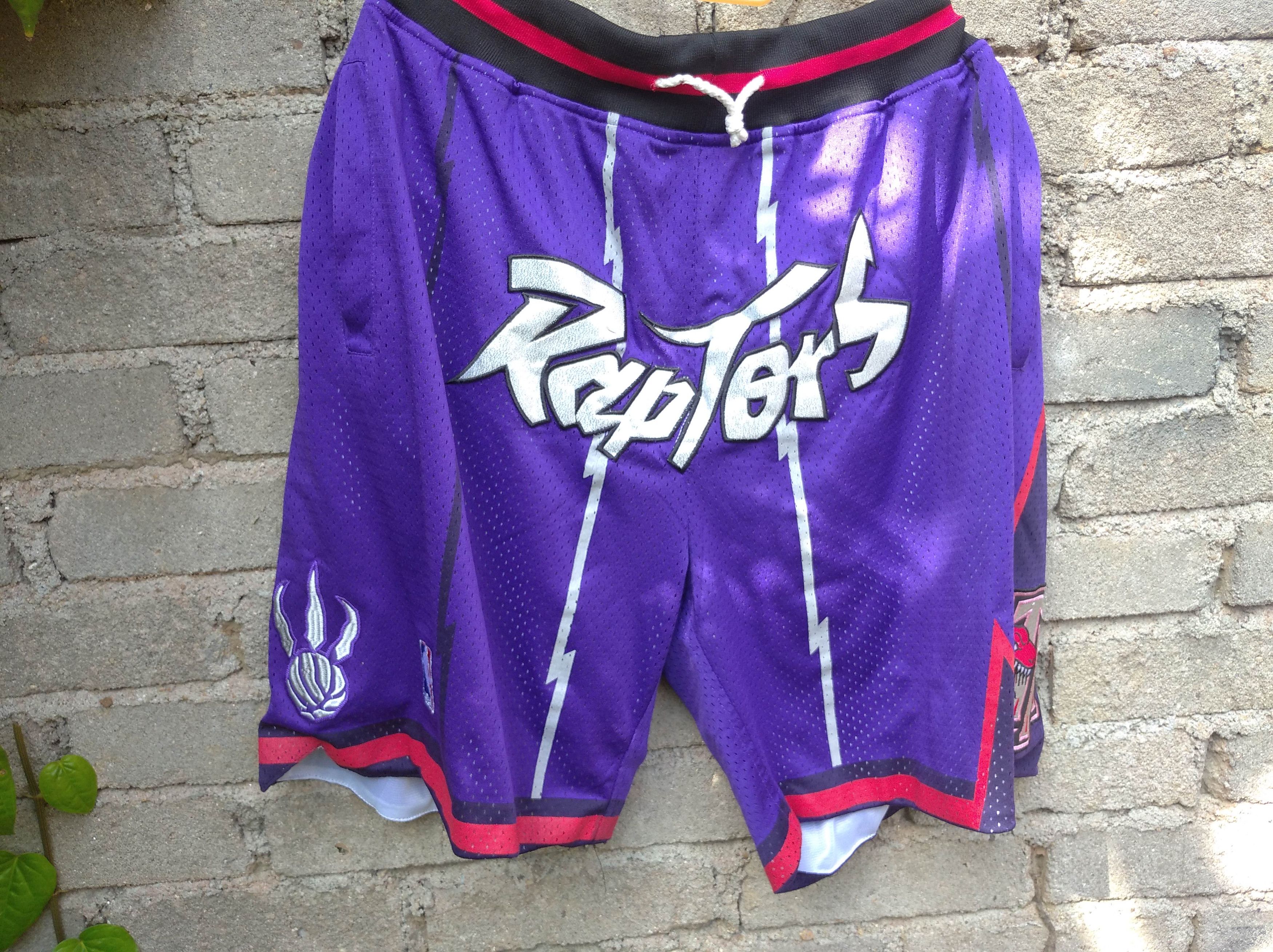 Purple raptors shorts best sale