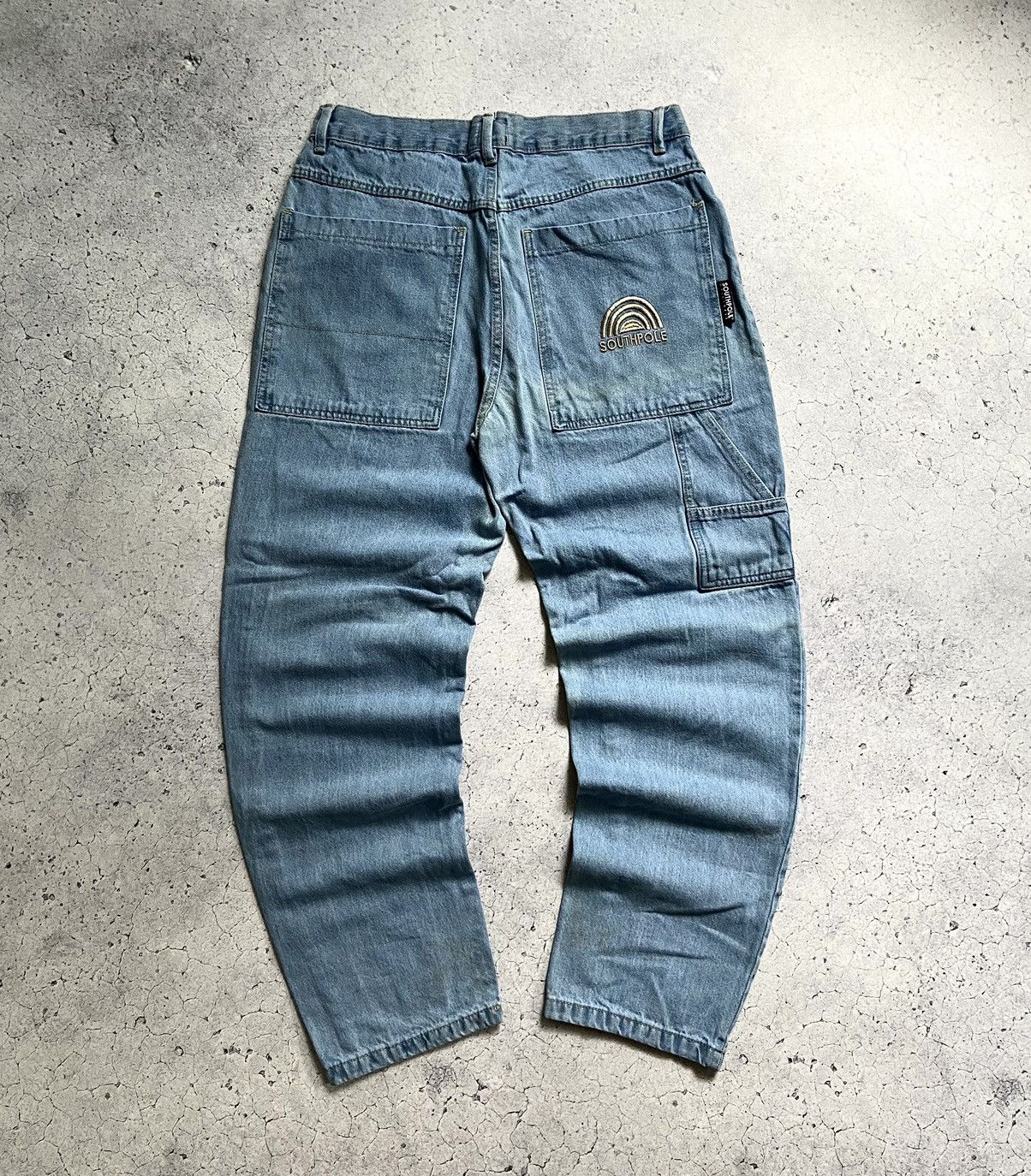 Southpole × Vintage Southpole Vintage Jeans Baggy Denim Pants Streetwear Size US 34 / EU 50 - 1 Thumbnail