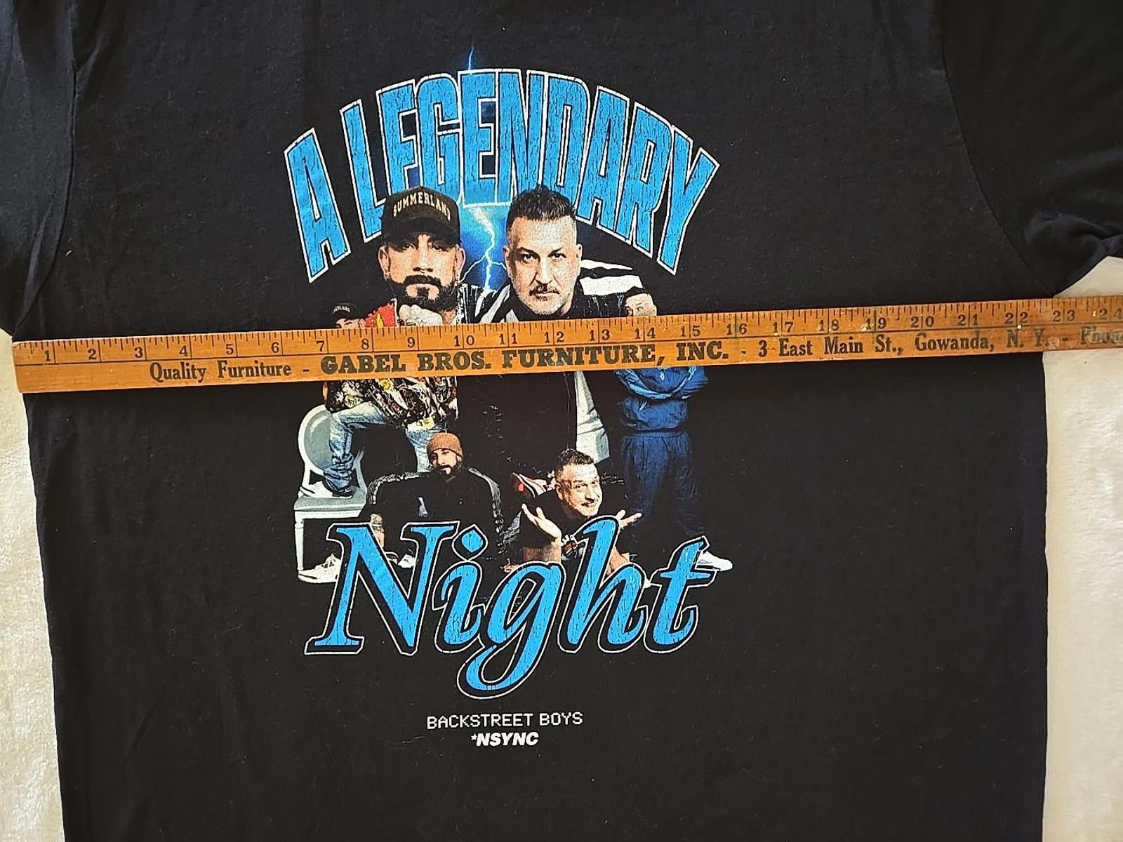 Next Level Apparel Joey Fatone NSYNC & AJ Mclean BACKSTREET BOYS T Shirt XL Size US XL / EU 56 / 4 - 5 Thumbnail