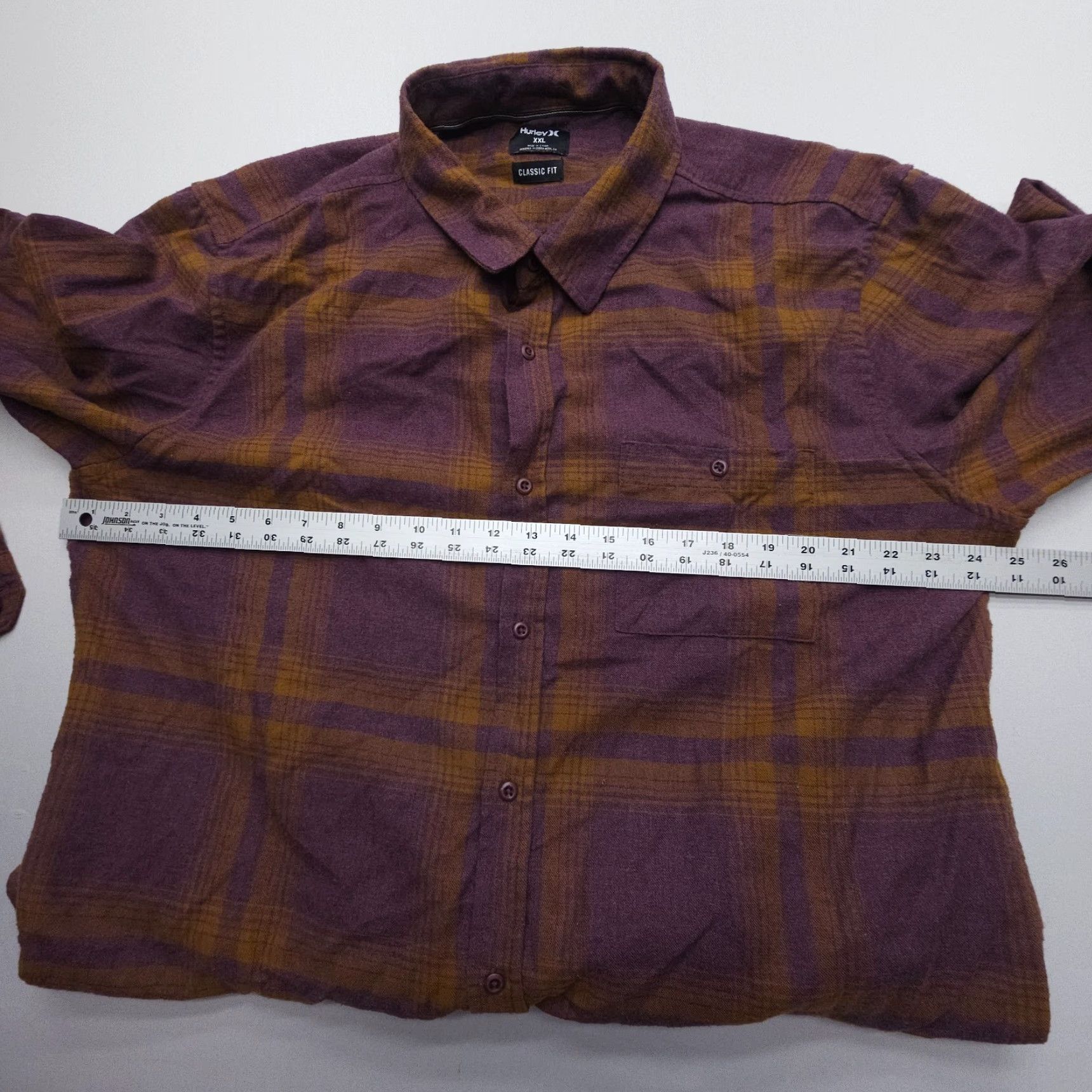 Hurley Hurley Long Sleeve Flannel Shirt Mens XXL Plaid Classic Fit Coastal Soft Size US XXL / EU 58 / 5 - 7 Thumbnail