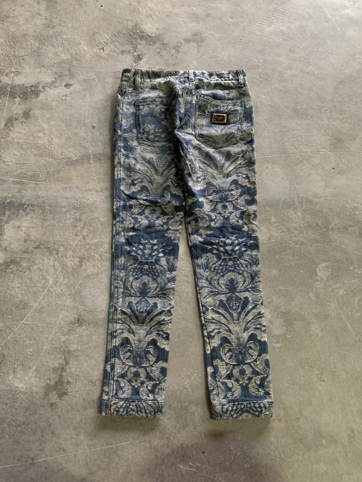 Dolce & Gabbana dolce & gabbana full print jeans design skinny petit fits Size 26" / US 2 / IT 38 - 2 Thumbnail