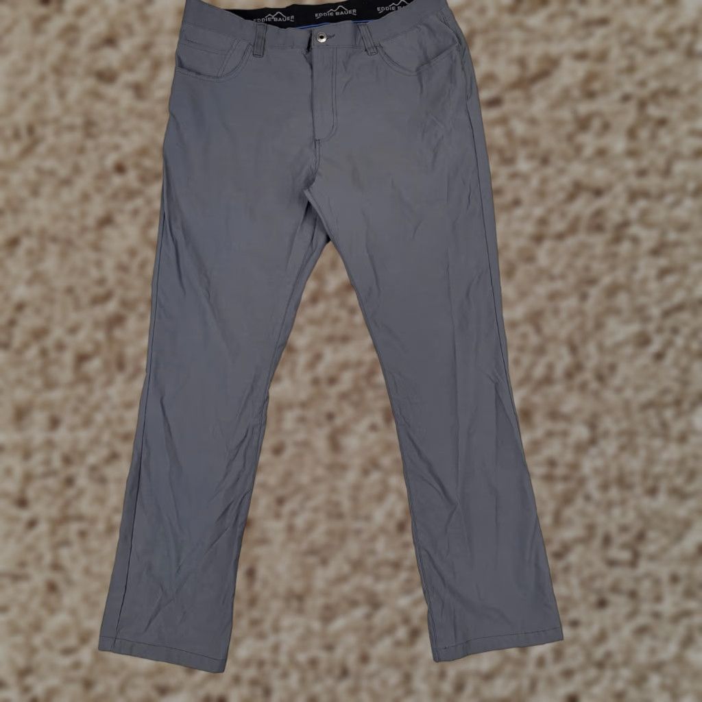 Eddie Bauer Eddie Bauer Travex Pants Men 38 Gray Straight Leg Nylon Blend Fishing Hiking Camp 38x32 Size US 38 / EU 54 - 1 Thumbnail
