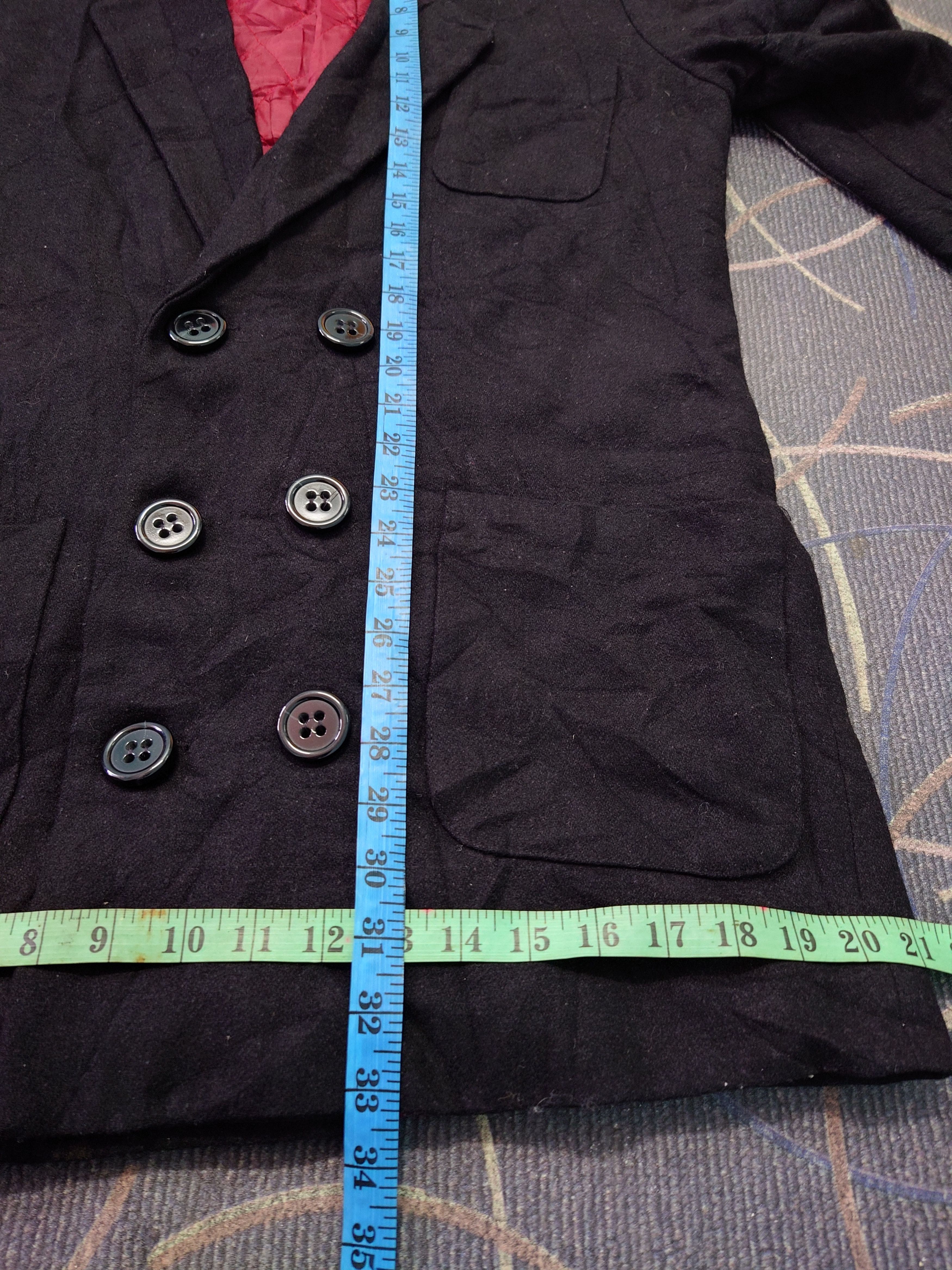 Undercover Undercoverism For Rebel 90s Distress Wool Blazer Jacket Size US M / EU 48-50 / 2 - 11 Thumbnail