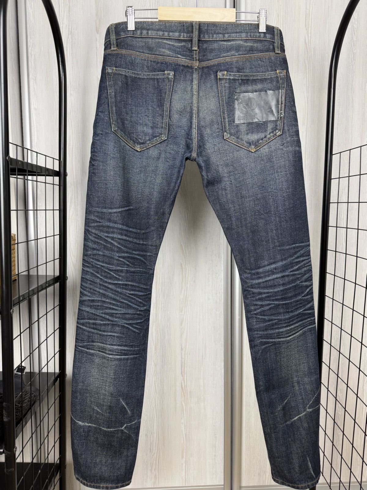 Blue Blood Blue Blood indigo blue faded distressed selvedge denim jeans Size US 34 / EU 50 - 6 Thumbnail