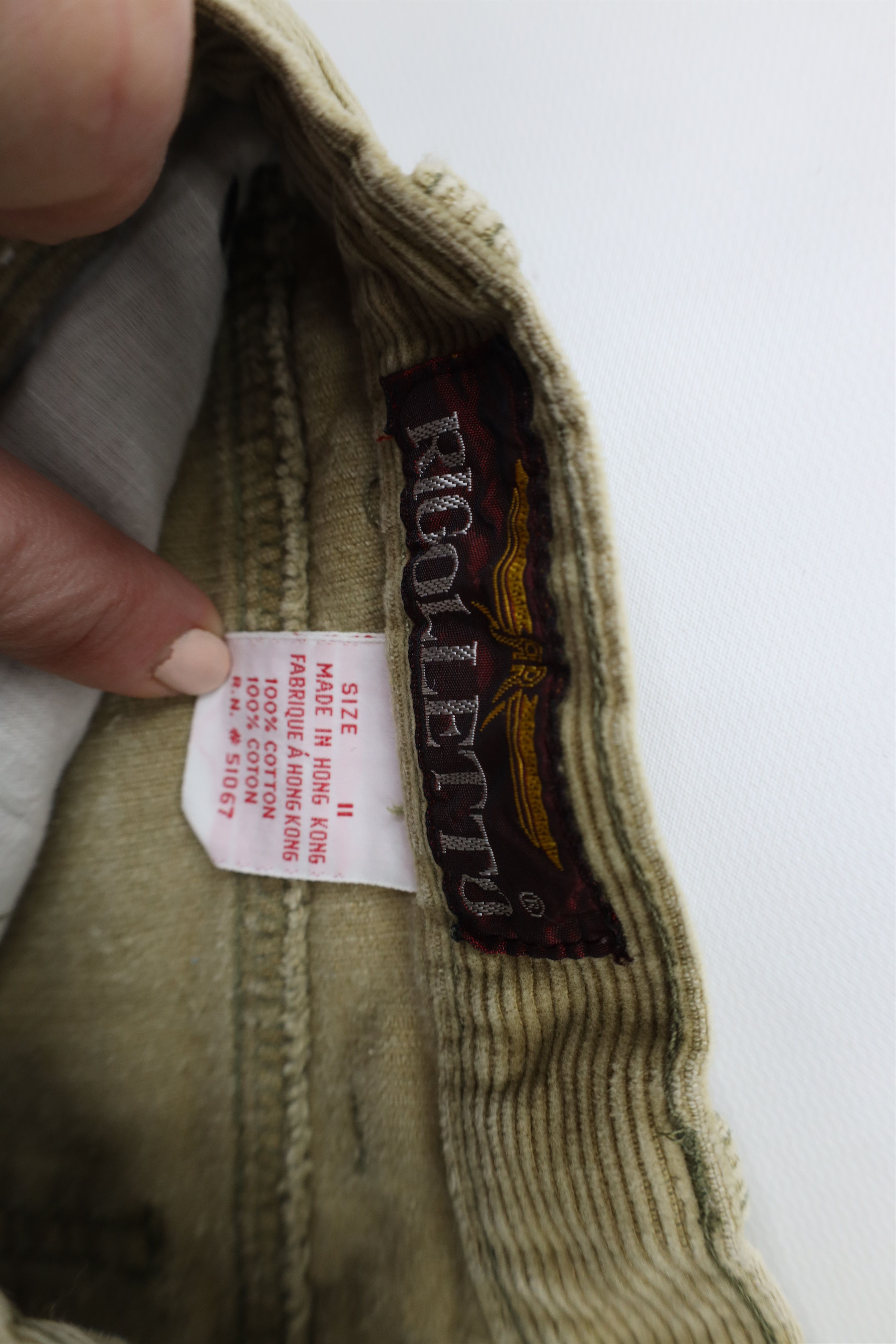 Vintage Vintage 90s Streetwear Straight Leg Corduroy Chino Pants Size 32" / US 10 / IT 46 - 7 Thumbnail