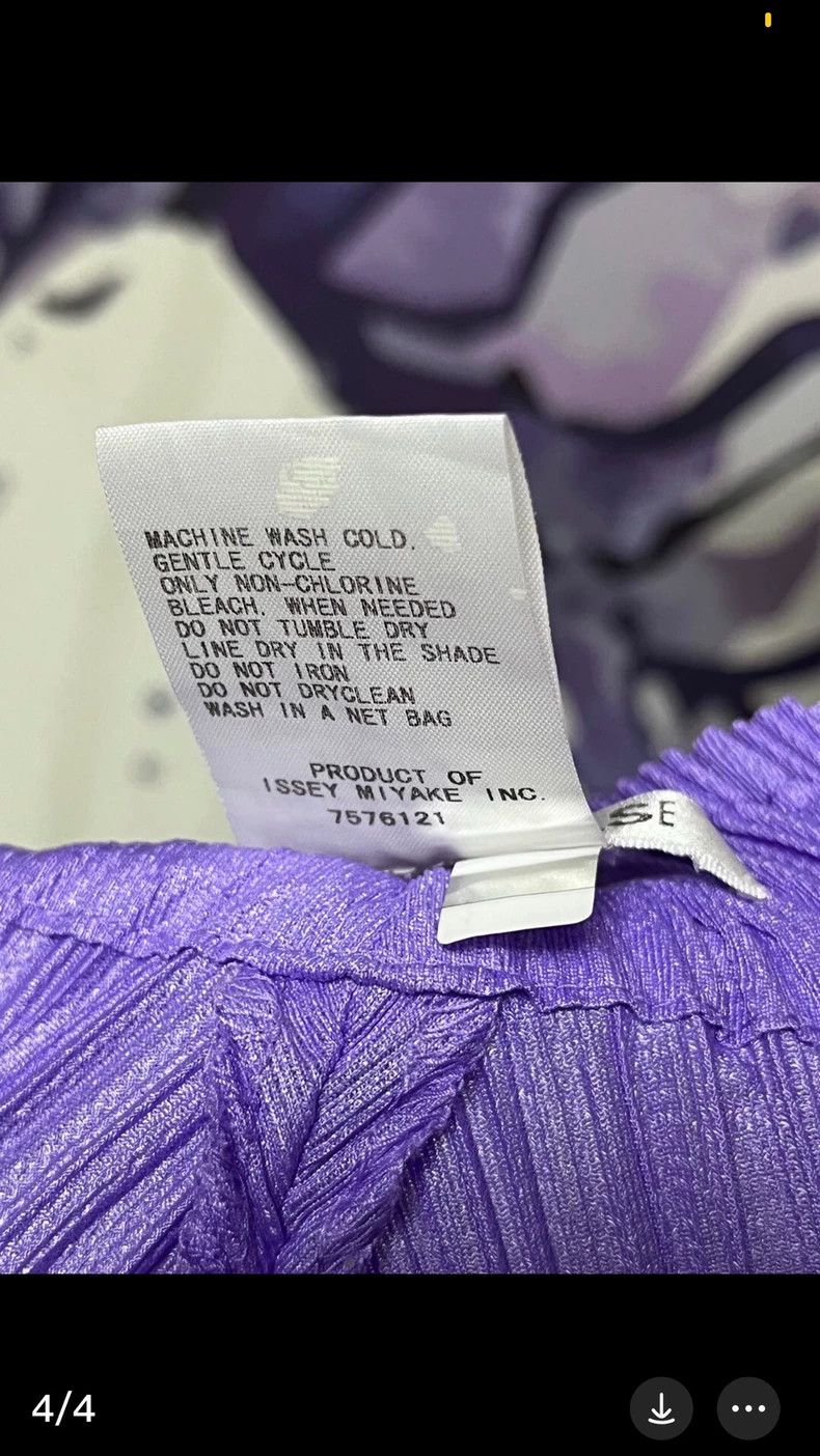 Issey Miyake issey miyake size:3 Purple irregular-shaped skinny pants Size 42" / US 20 - 4 Thumbnail