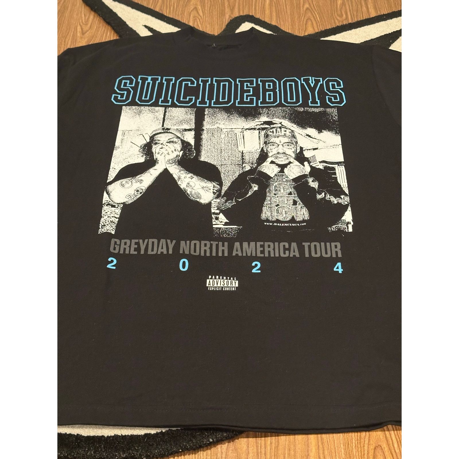 G59 Records GREYDAY 2024 Blue Logo Tour Tee XL Suicideboys – Size XL Size US XL / EU 56 / 4 - 2 Thumbnail