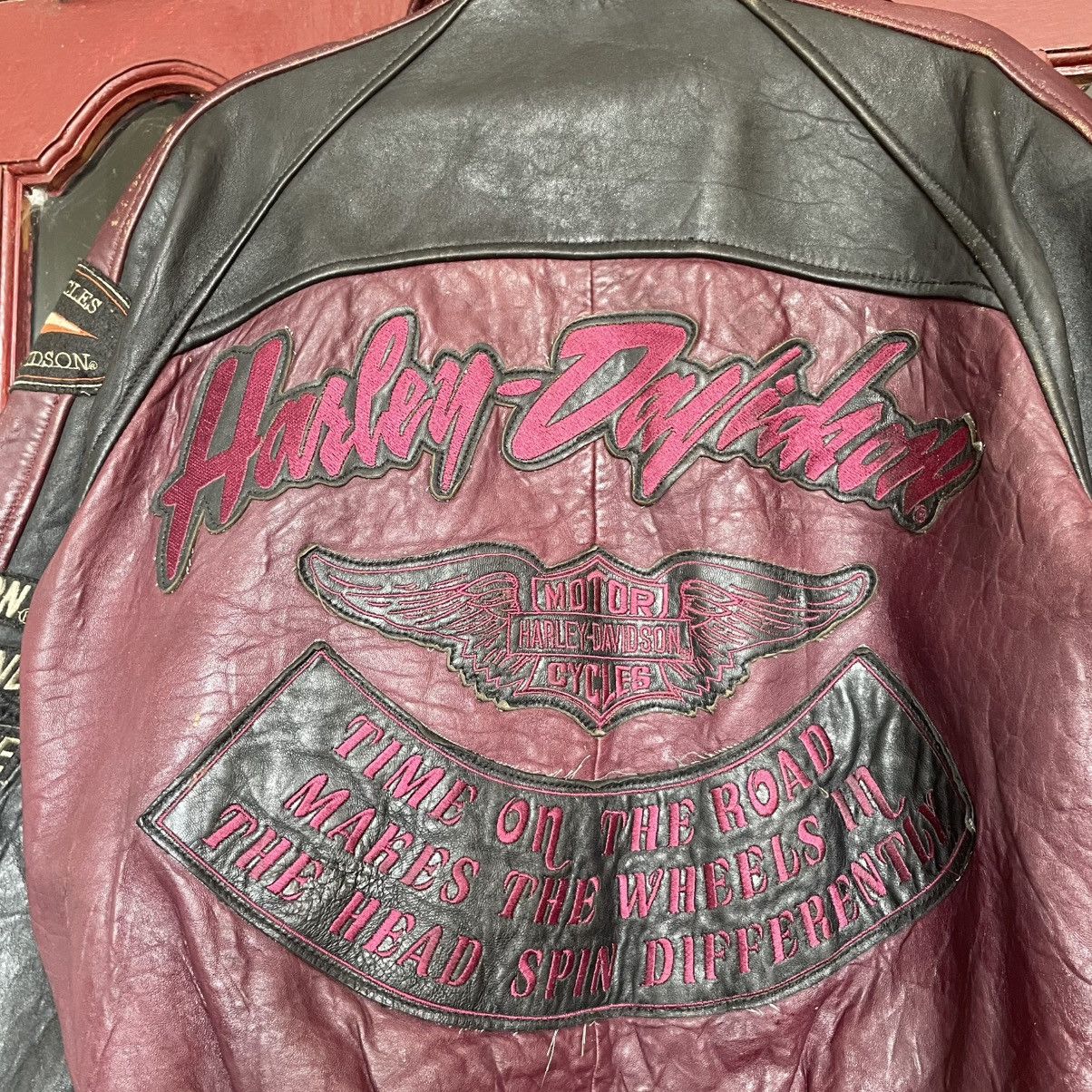 Harley Davidson Harley Davidson 90s - Vintage Leather Racing Jacket Size US M / EU 48-50 / 2 - 13 Thumbnail