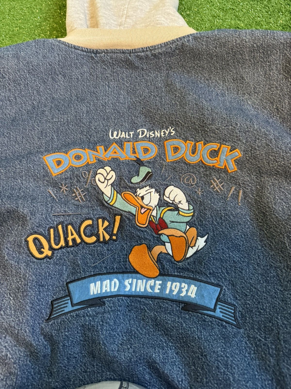 image of Disney Bomber Jacket in Blue, Men's (Size Medium)