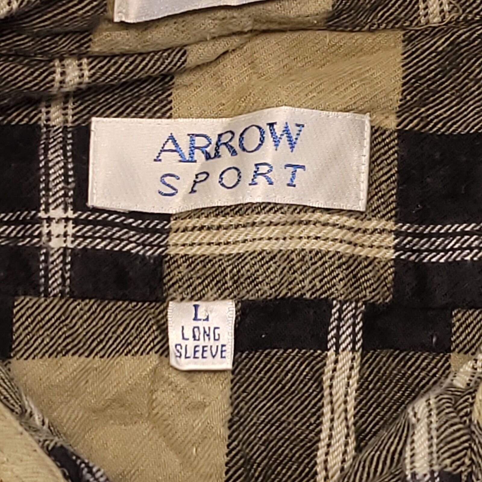 Arrow Arrow Tartan Flannel Casual Shirt Mens Size Large L Brown Size US L / EU 52-54 / 3 - 3 Thumbnail