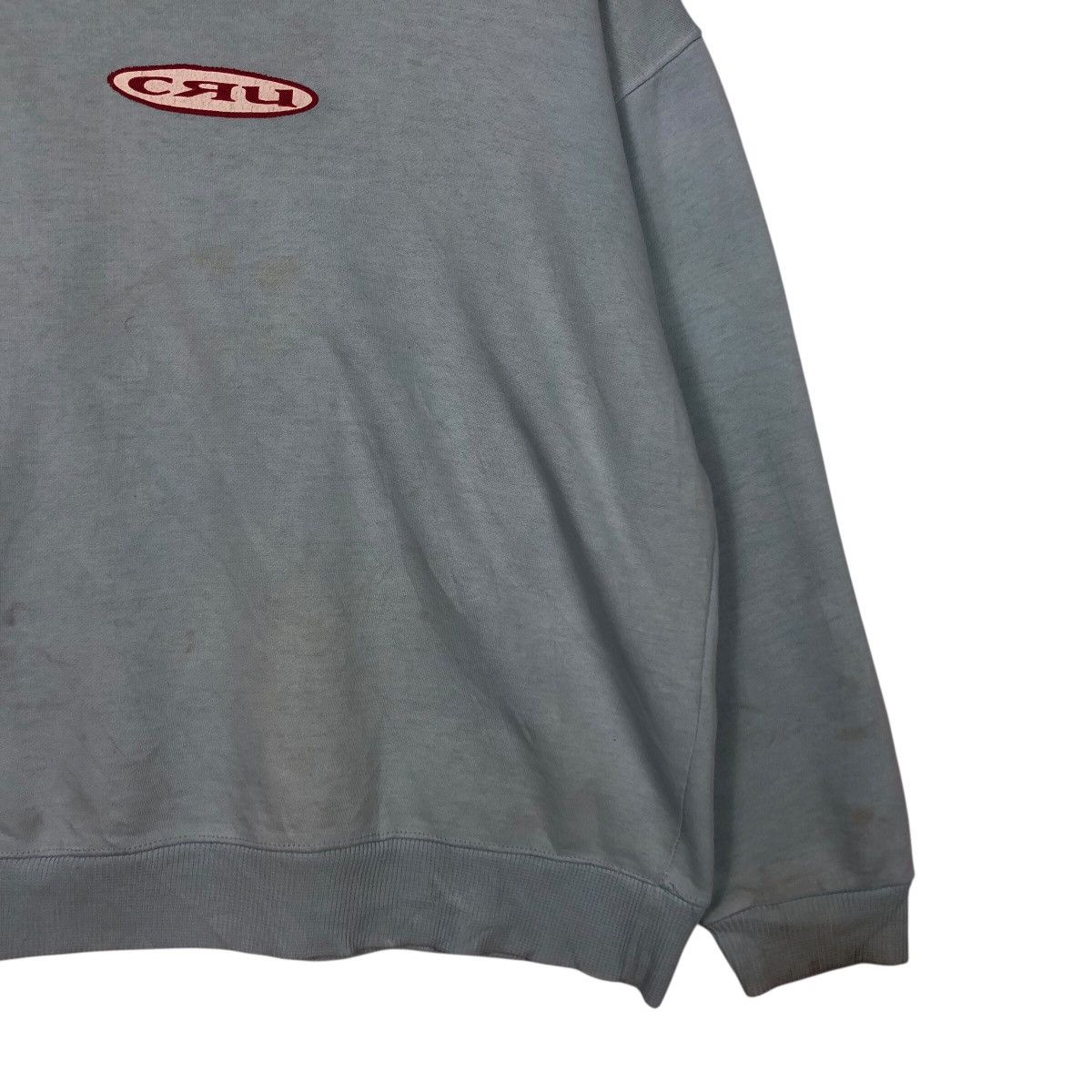 Vintage 📌Vintage Sweatshirt Cru Design Made in Usa Big Logo Size US M / EU 48-50 / 2 - 6 Thumbnail