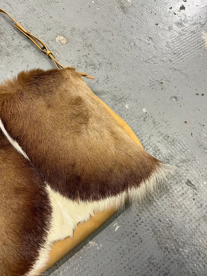 Dries Van Noten SS2015 Dries Van Noten Fur Beige Leather Shoulder Bag Size ONE SIZE - 4 Thumbnail