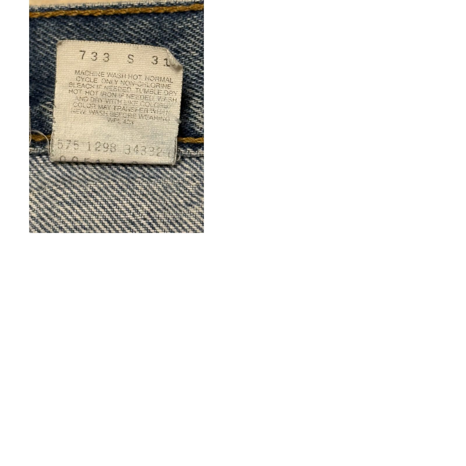 Levi's VINTAGE Levi’s 517 Bootcut Jeans 34x36 Men 32x34 Medium Wash USA 1298 Denim 5-Pocket Logo Zipper Button Cotton Slim Regular Inseam 34” Size US 32 / EU 48 - 9 Thumbnail