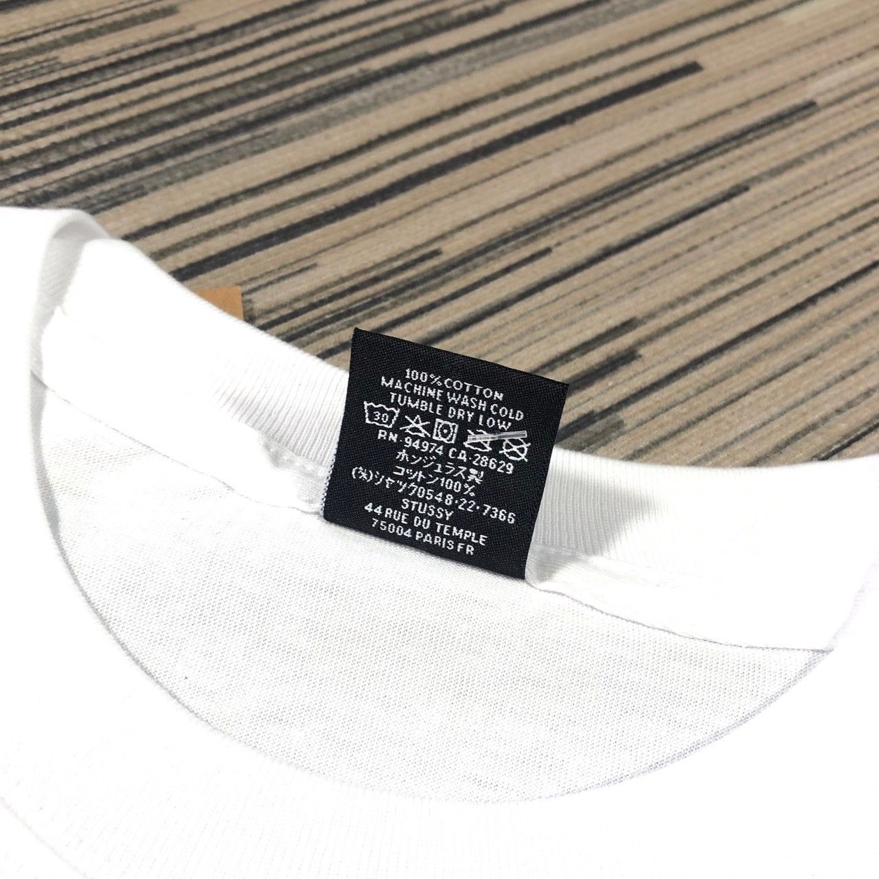 Stussy × Vintage Stussy Thermal Stock Tee Size US XL / EU 56 / 4 - 6 Thumbnail