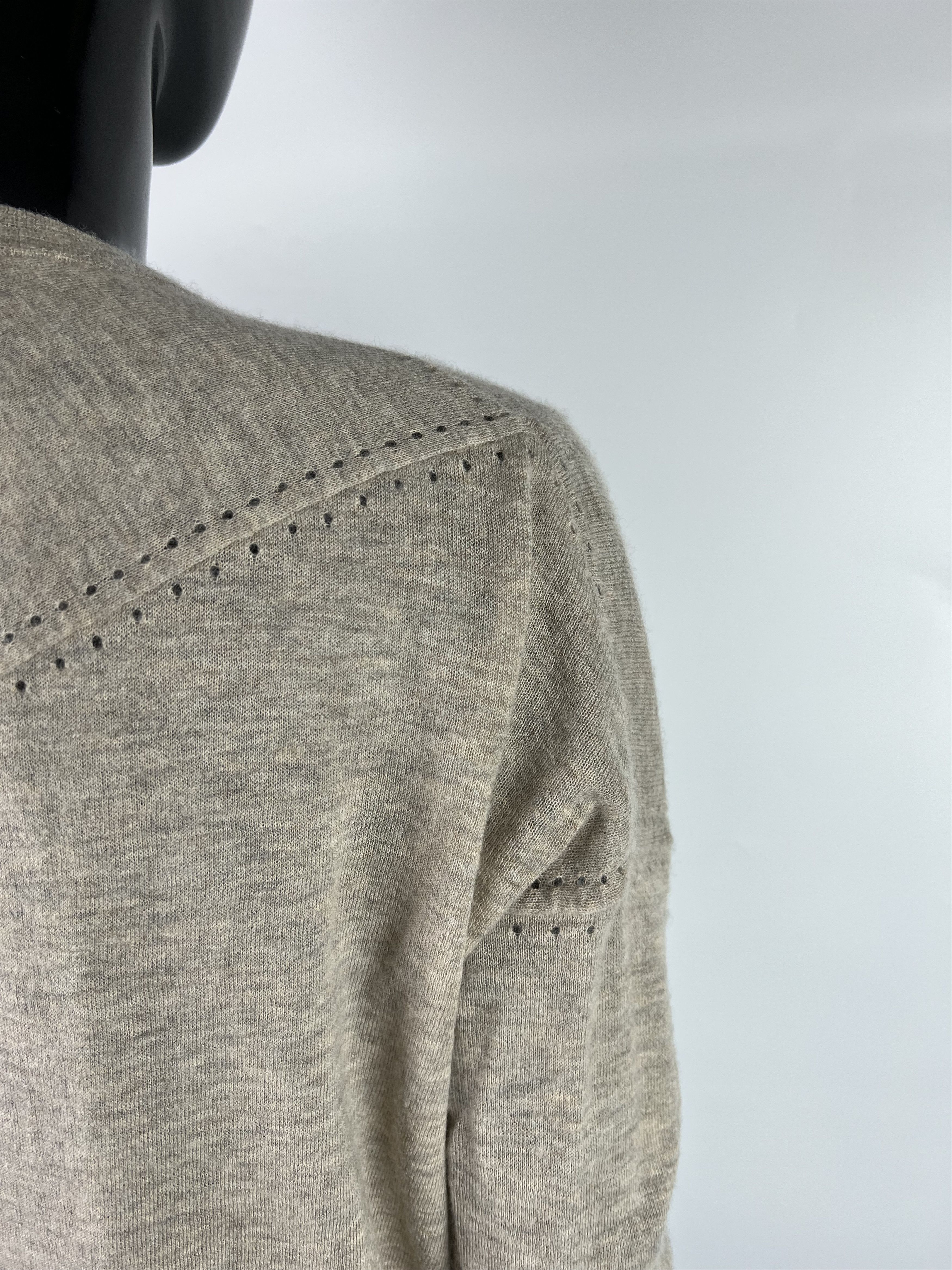 Zadig & Voltaire Zadig & Voltaire Women's 100% Cashmere V-Neck Sweater Size M Size M / US 6-8 / IT 42-44 - 6 Thumbnail