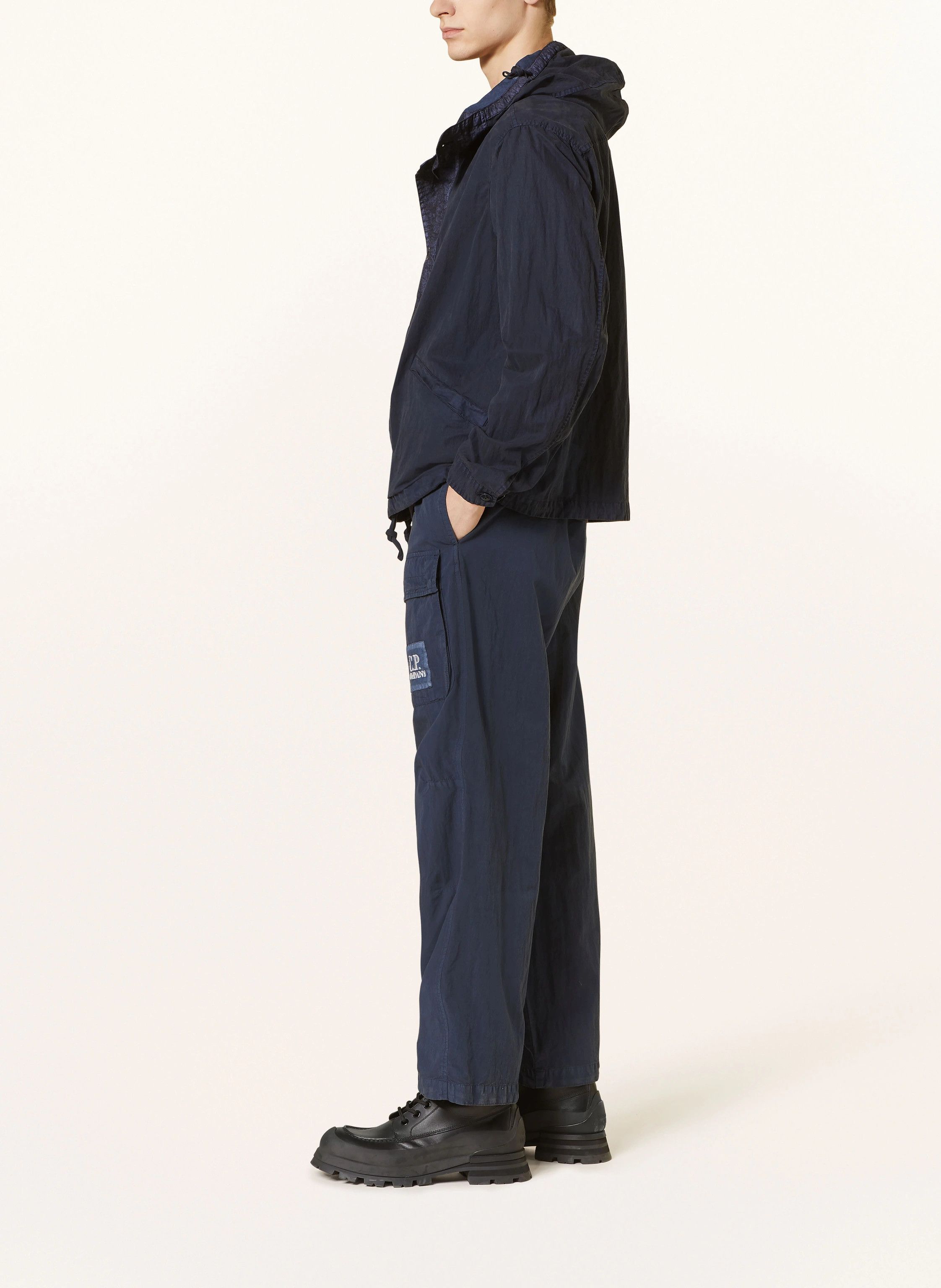 C.P. Company o1y1224 Logo Cargo Pant in Navy Blue Size US 32 / EU 48 - 4 Thumbnail