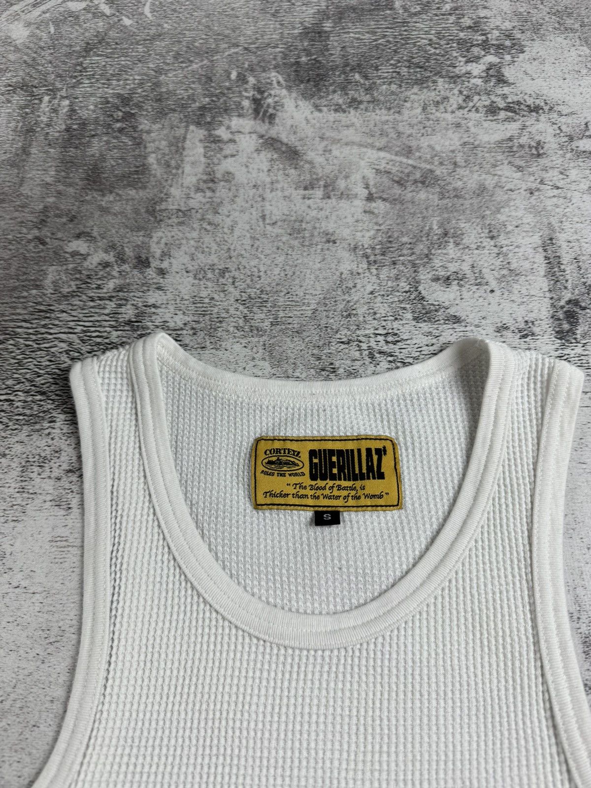 Corteiz Corteiz Alcatraz Waffle Tank Top Sleeveless Jersey T Shirt Size US S / EU 44-46 / 1 - 9 Thumbnail