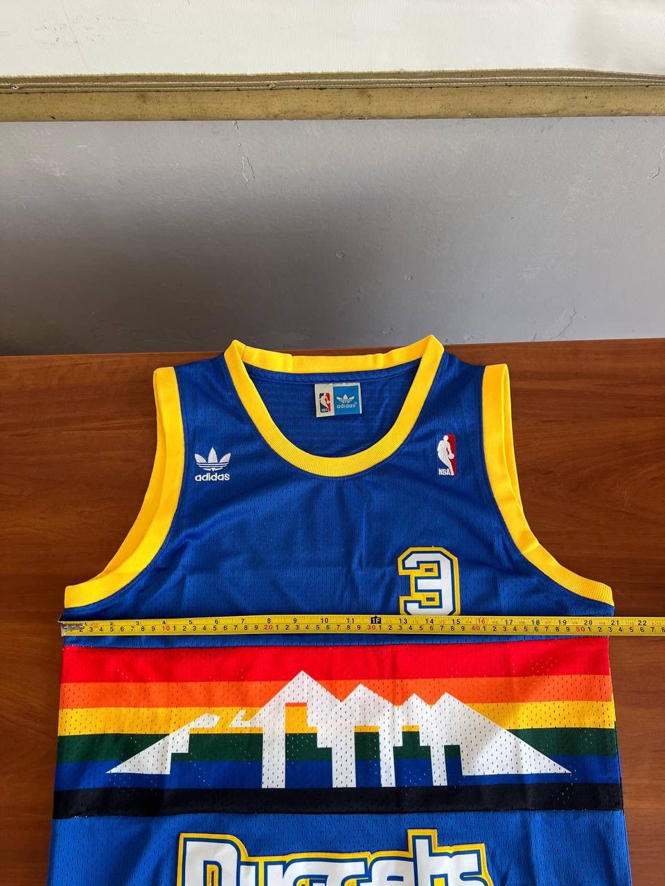 NBA 1987 NBA DENVER NUGGETS #3 IVERSON REMAKE BASKETBALL JERSEY Size US S / EU 44-46 / 1 - 12 Thumbnail