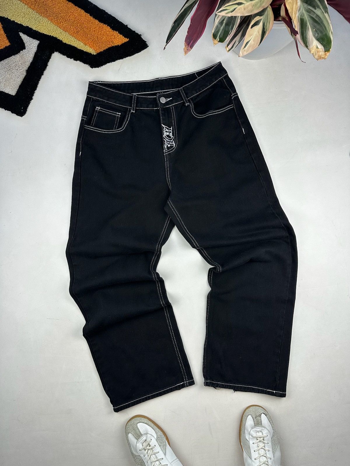Other Skull Tribal Jeans baggy jnco style vintage skate fit Size US 32 / EU 48 - 5 Thumbnail