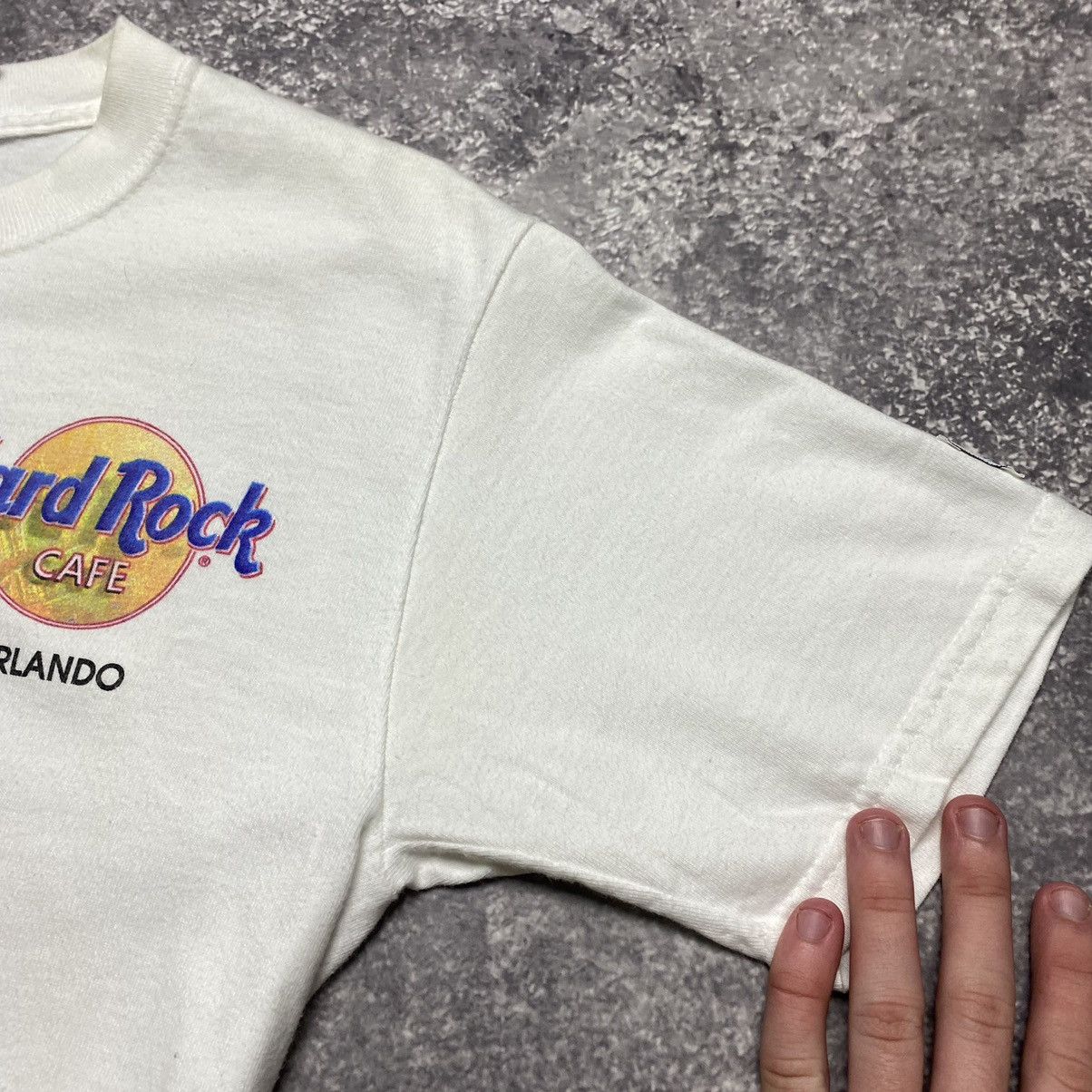 Hard Rock Cafe Vintage Hard Rock Cafe Orlando Big graphic logo tee Size US S / EU 44-46 / 1 - 11 Thumbnail
