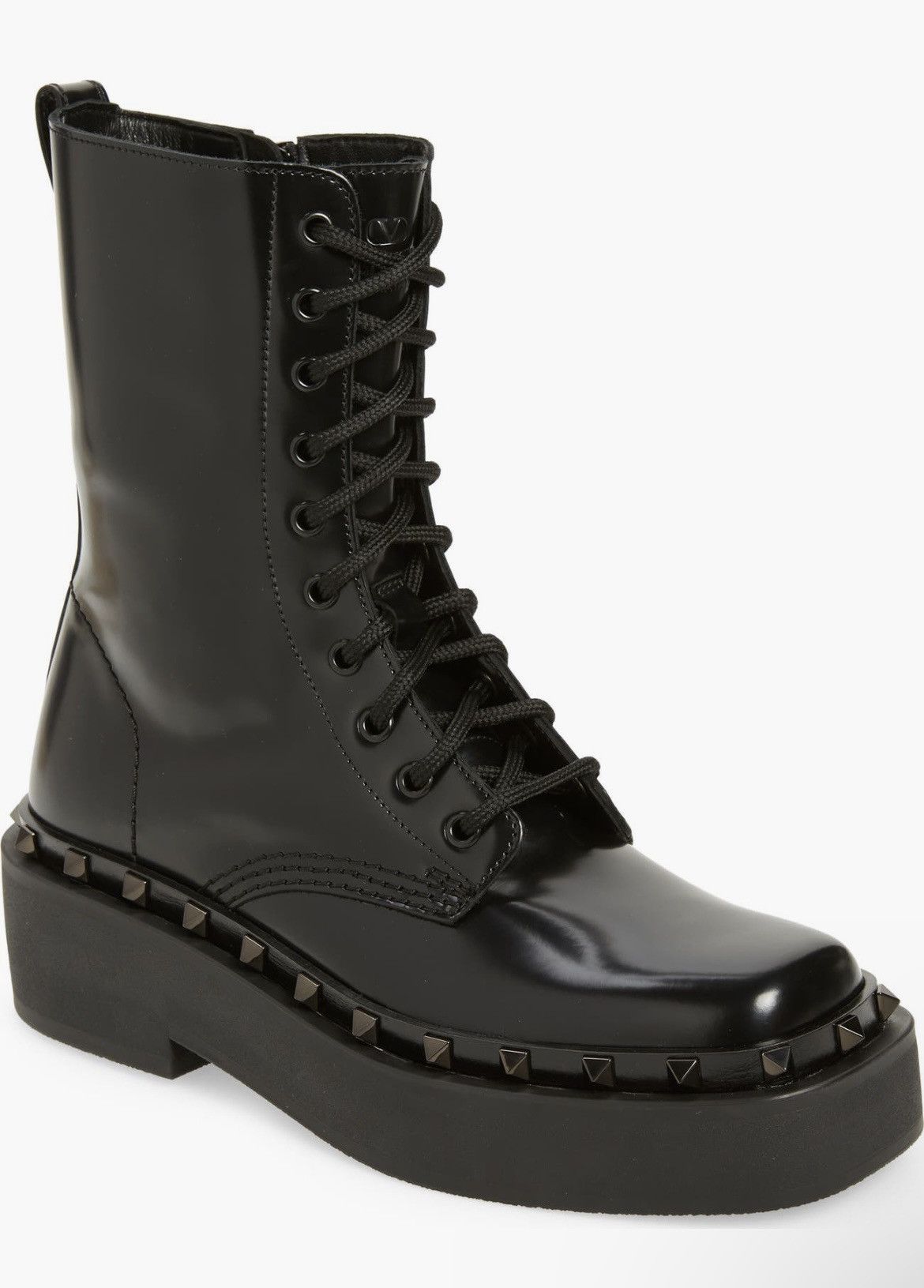 【VALENTINO】M-WAY Boots 39 Valentino Garavani Rockstud M-Way Black Ankle Boots Size 37