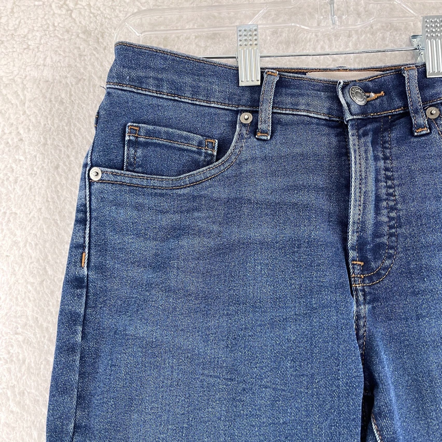 Everlane Everlane Jeans Womens Mid-Rise Blue Denim Skinny 5-Pocket Size 28 Comfortable Stretch Casual 90s City Preppy Vintage: No Mens Womens Girls Size 28" / US 6 / IT 42 - 4 Thumbnail