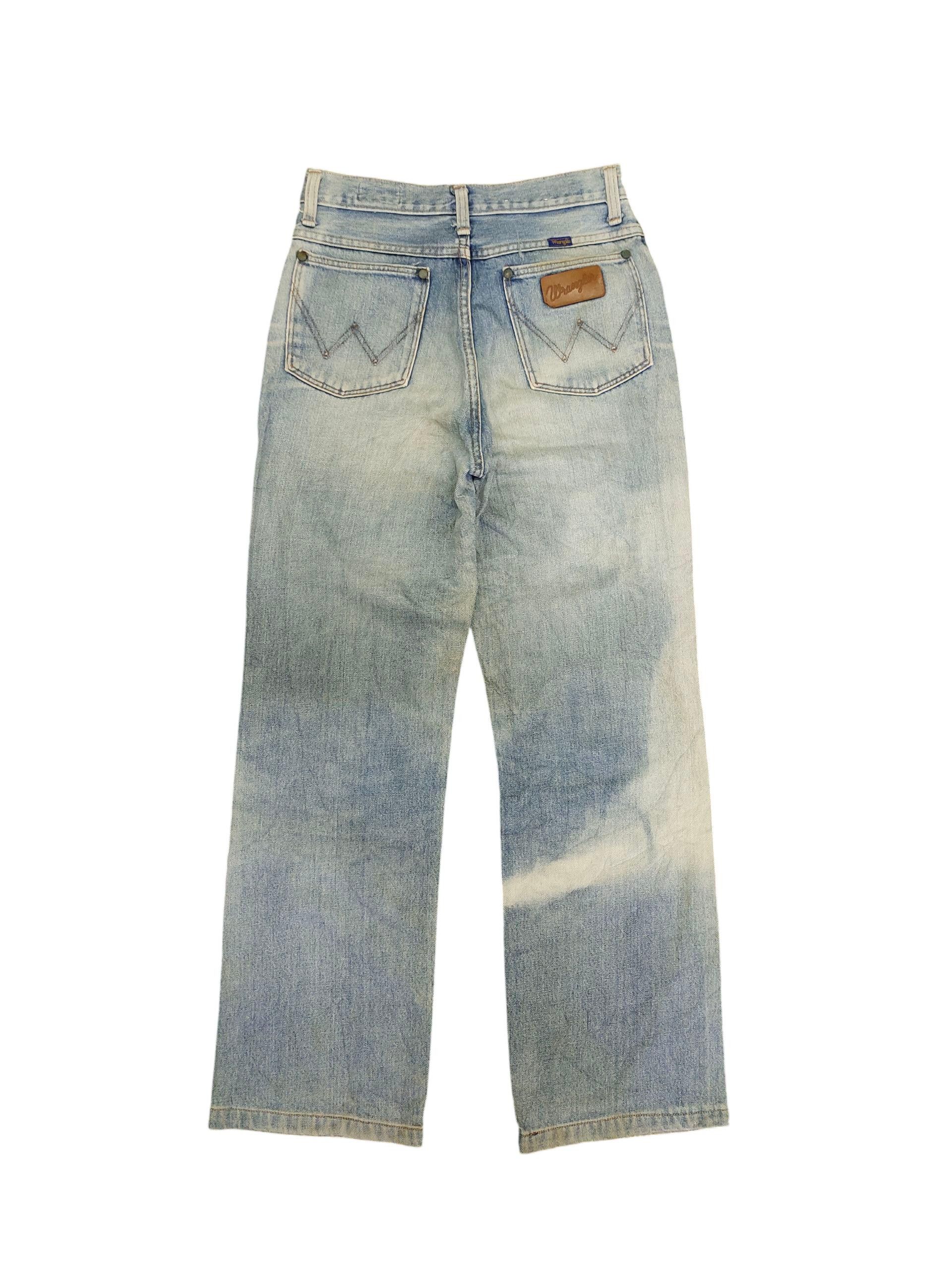 Comme des Garcons × Undercover Vintage 90s Wrangler Clawmark Distress Faded Rusty Jeans Size US 28 / EU 44 - 2 Thumbnail