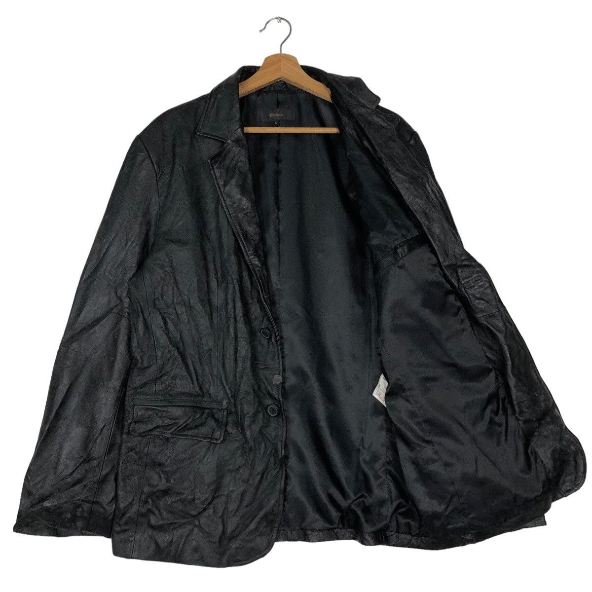Japanese Brand 🔥90’s Vintage Biker Genuine Leather Jacket Gainer Japan Size US L / EU 52-54 / 3 - 9 Thumbnail