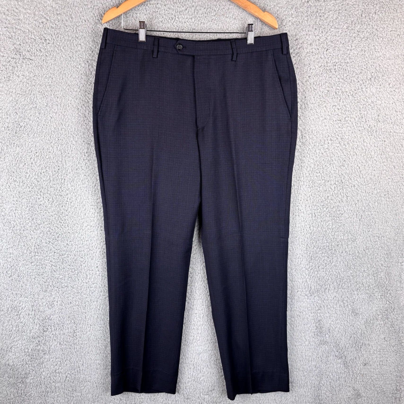 Brooks Brothers Brooks Brothers Pants Men 36x30 Navy Black Wool Fitzgerald Trousers Dress Slacks Shirtless? Size US 36 / EU 52 - 2 Thumbnail