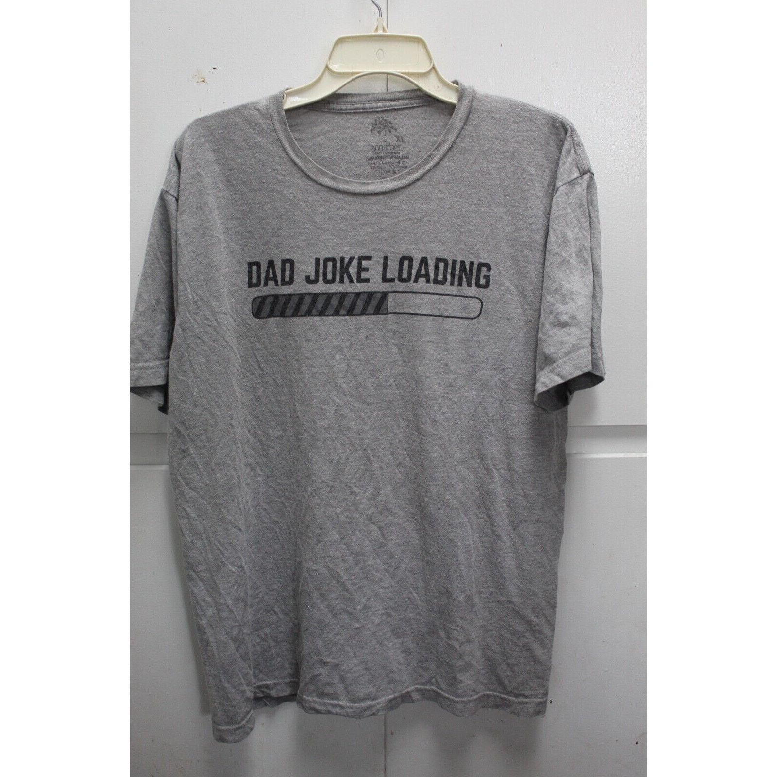 47 Dad Joke Loading T-Shirt Mens XL Gray Ann Arbor T-Shirt Co. Size US XL / EU 56 / 4 - 1 Thumbnail