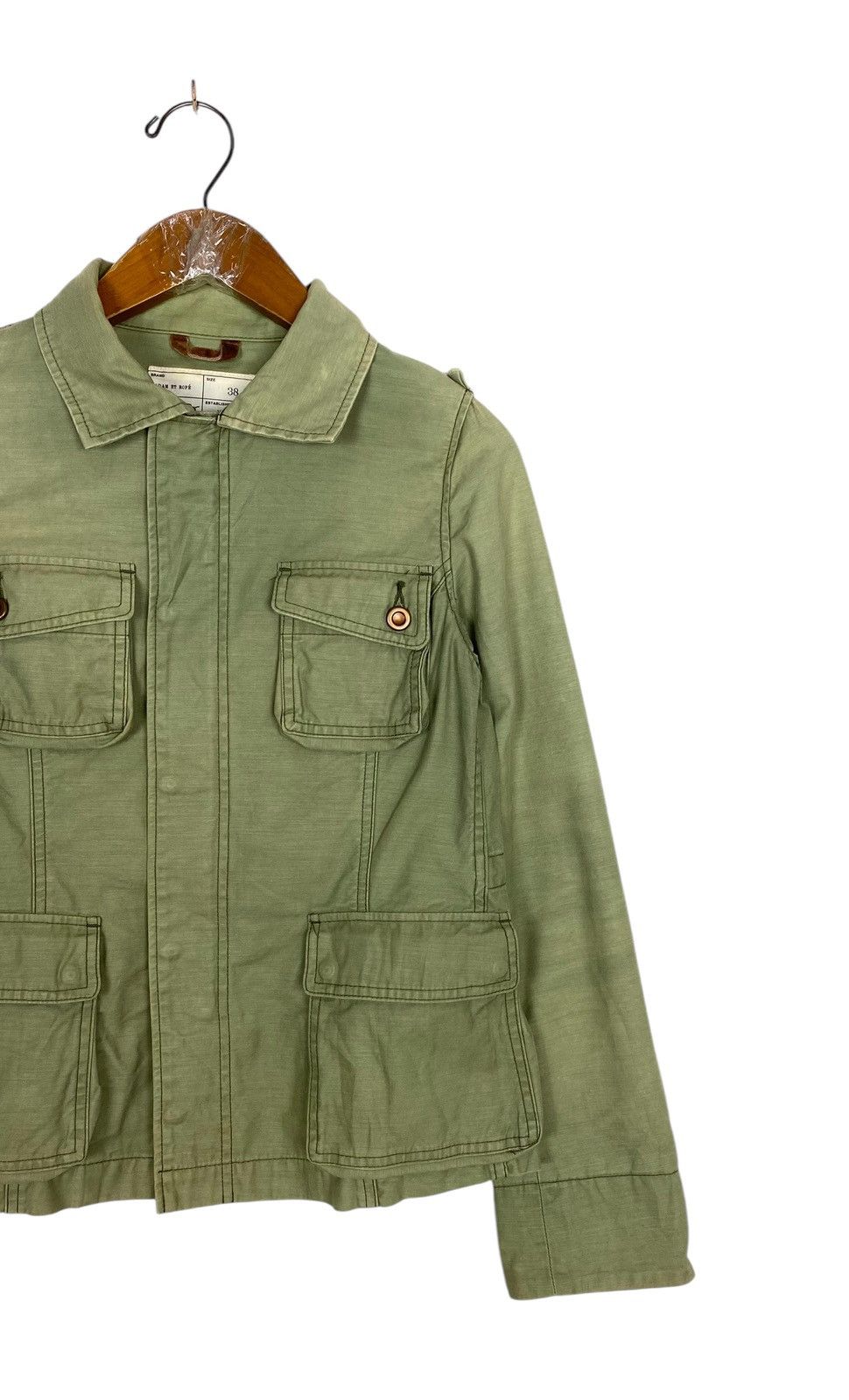 ADAM ET ROPE Rare‼️ Adam Et Rope Military Jacket Made in Japan Size XS / US 0-2 / IT 36-38 - 3 Thumbnail