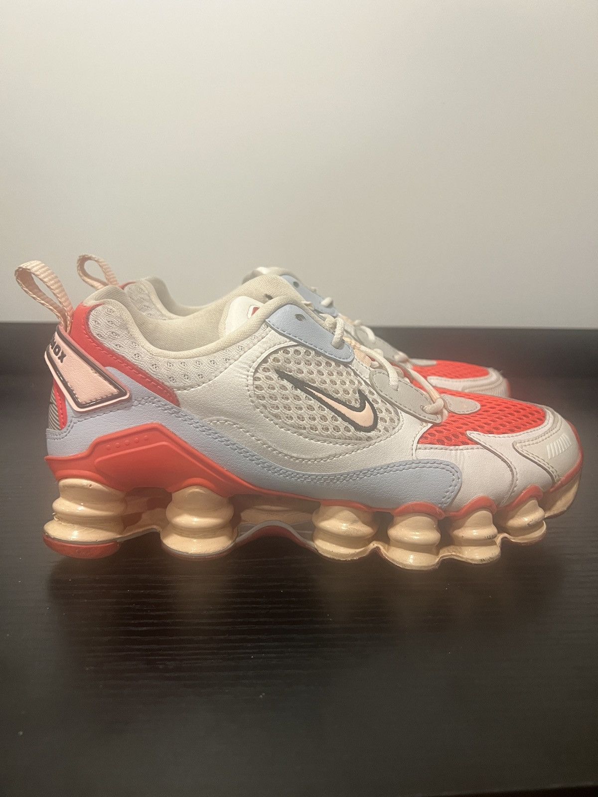 Nike SIZE 6.5 W0MAN - Nike Shox TL Nova White Laser Crimson Size US 6.5 / IT 36.5 - 3 Thumbnail