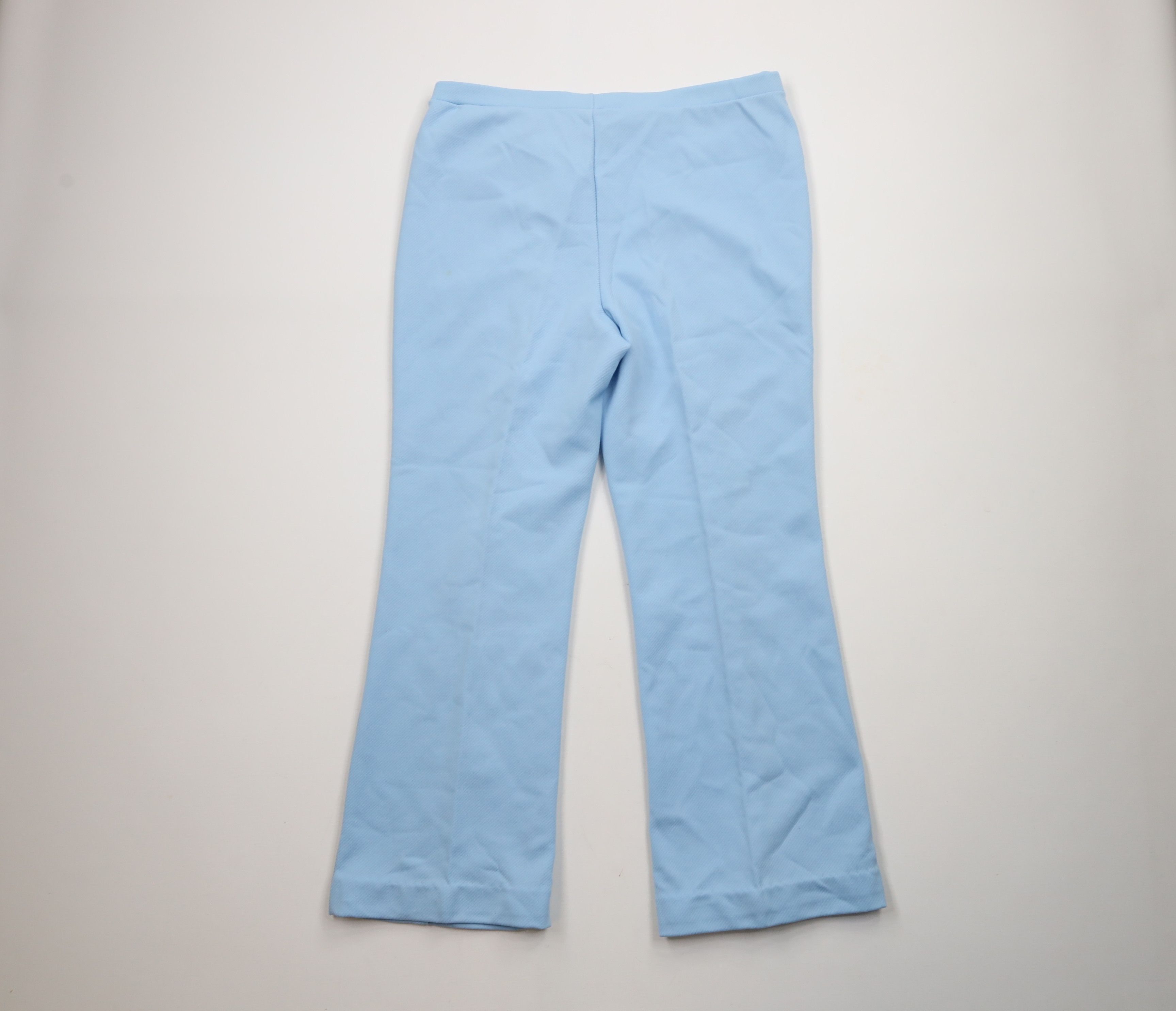 Vintage Vintage 60s 70s Streetwear Bell Bottoms Pants Carolina Blue Size 38" / US 16 / IT 52 - 7 Thumbnail