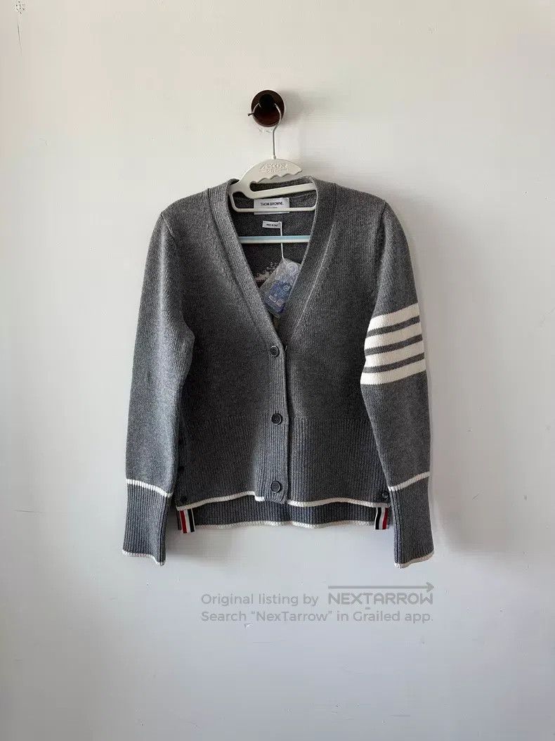 Thom Browne Thom Browne Nautical wool cardigan Size US XXS / EU 40 - 1 Thumbnail