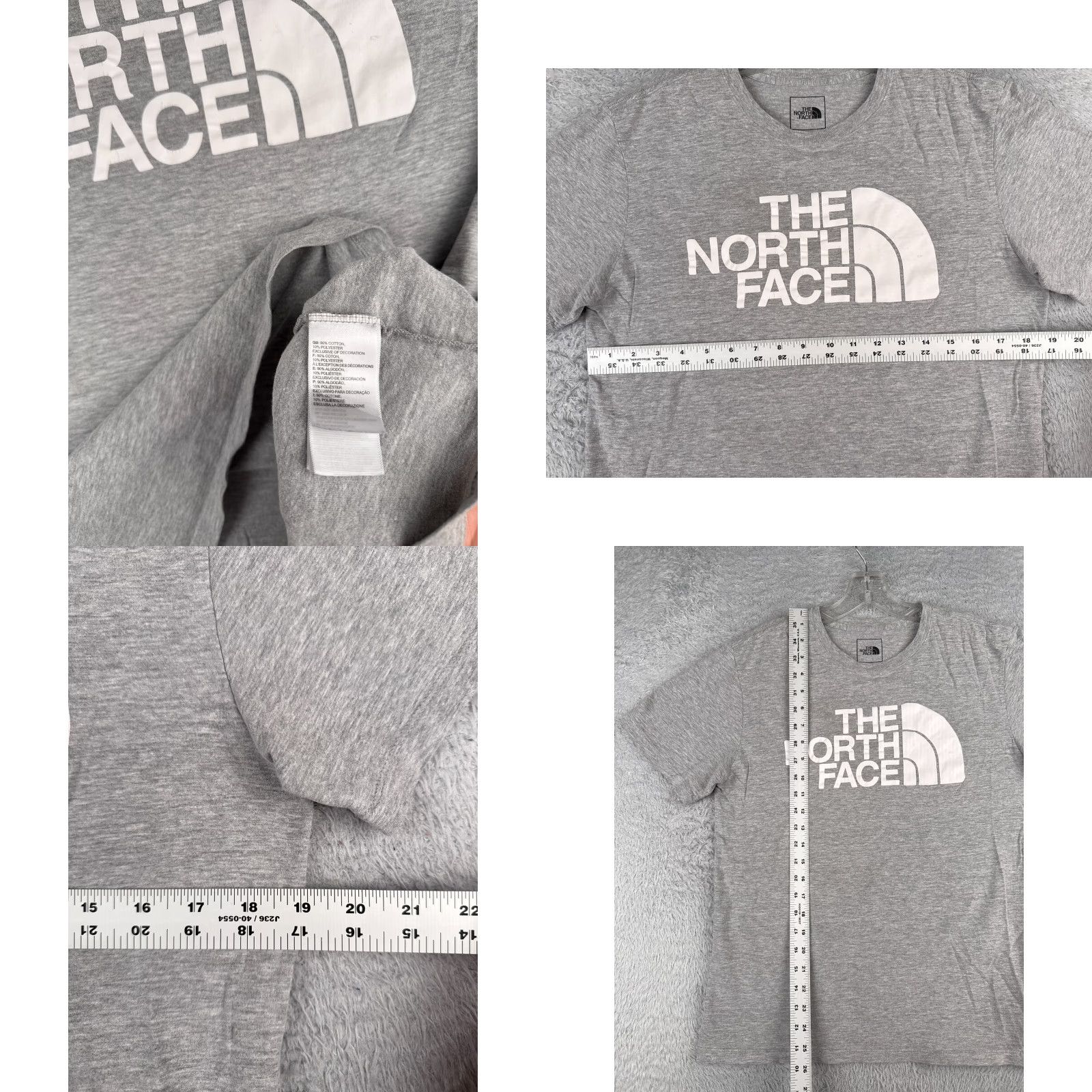 The North Face The North Face Shirt Men M Gray Short Sleeve Crew Neck Logo All Seasons Outdoor Mens Size US M / EU 48-50 / 2 - 8 Thumbnail