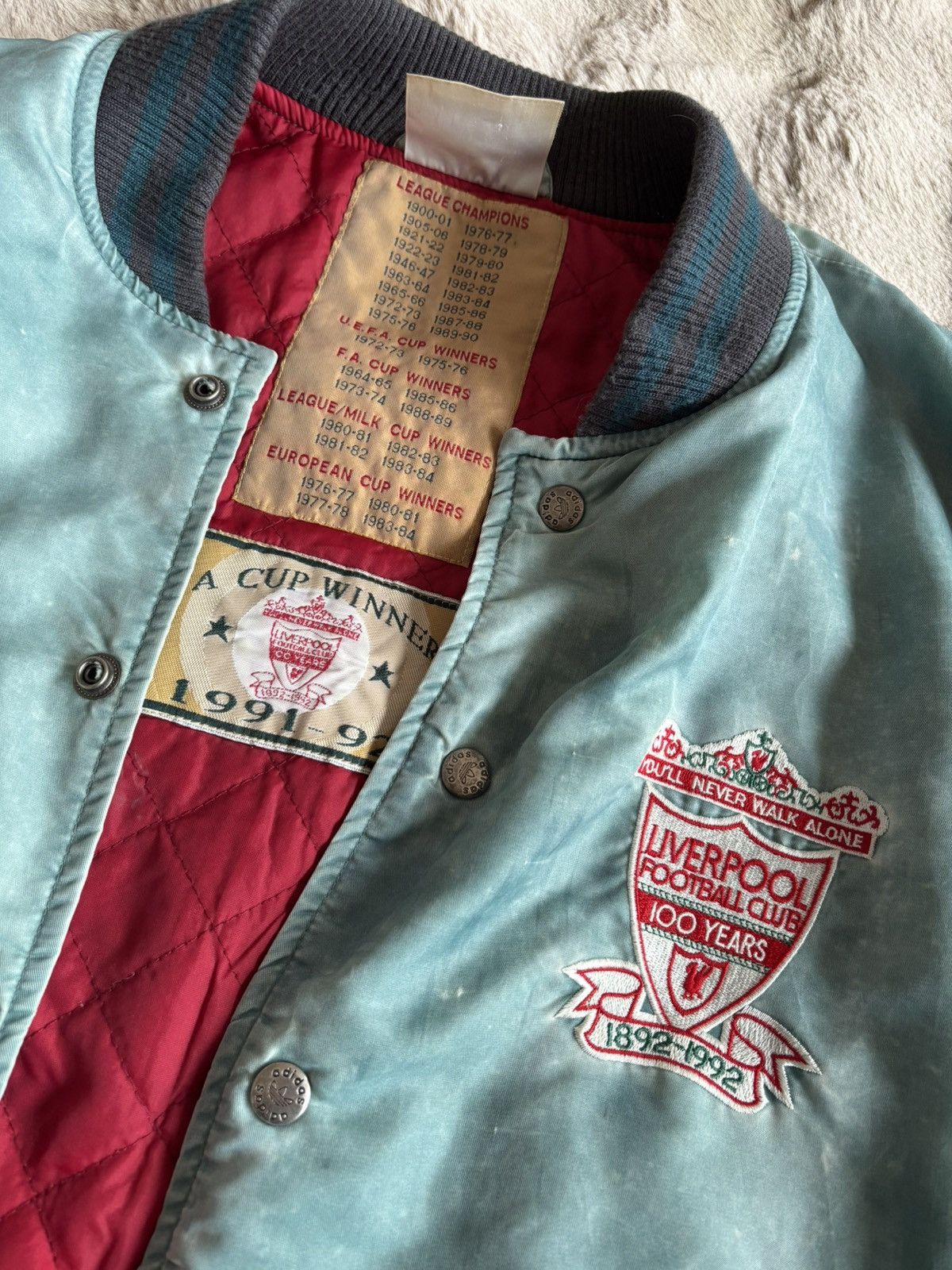 Adidas Adidas Vintage Liverpool jacket Size US L / EU 52-54 / 3 - 3 Thumbnail