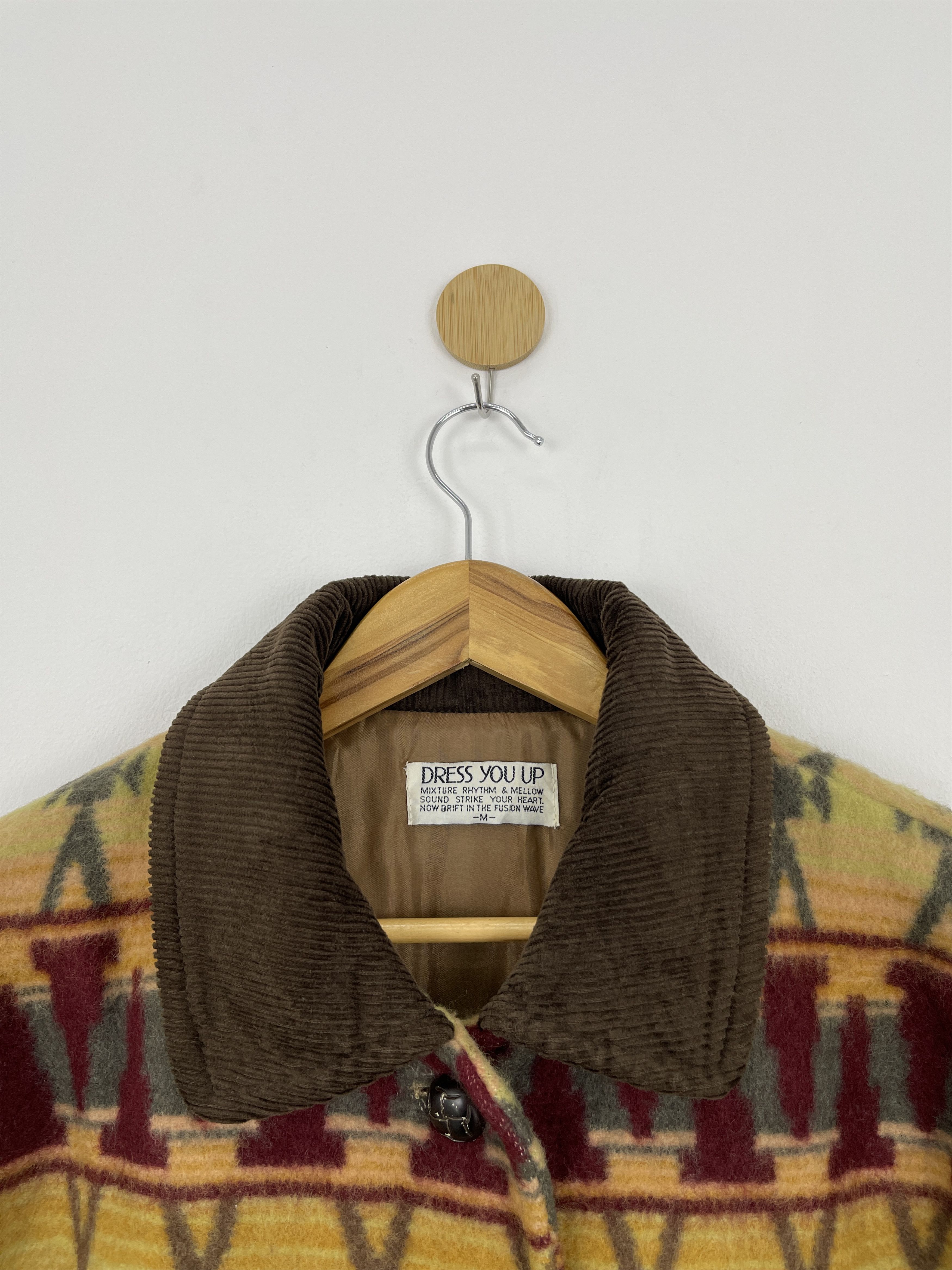 Japanese Brand Vintage Japanese Brand Navajo Button Up Wool Jacket JA0042 Size US M / EU 48-50 / 2 - 8 Thumbnail