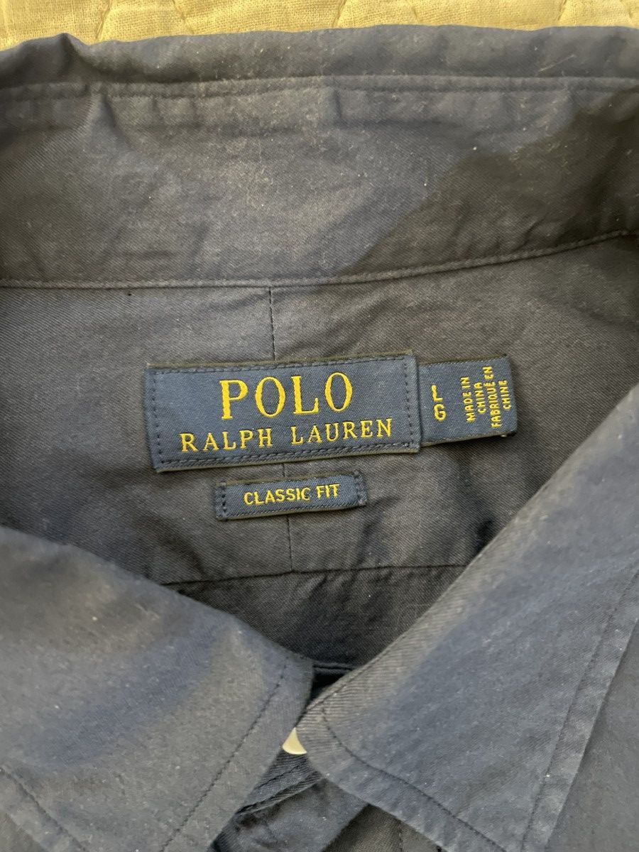 Polo Ralph Lauren Patch Pocket Field Shirt with Epaulette Detail Size US L / EU 52-54 / 3 - 3 Thumbnail
