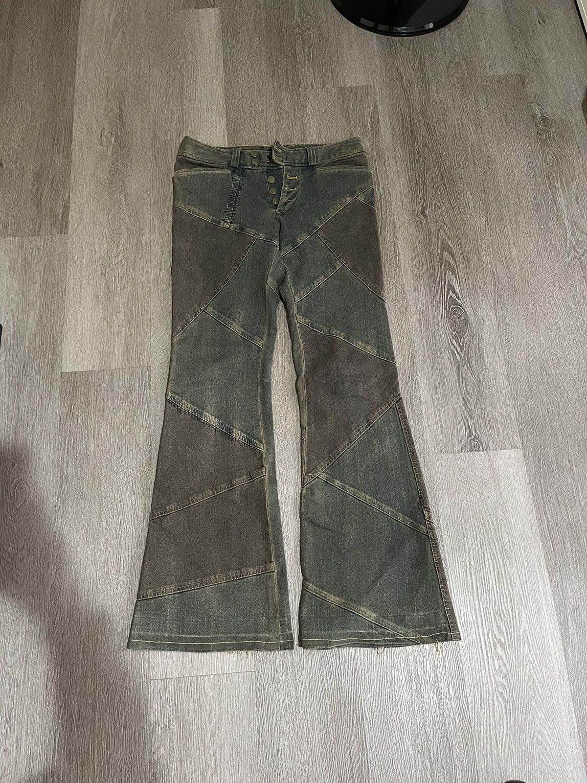 パンツ 00s tornado mart flare pants trousers 00s】TORNADO MART ash bleach flare pants（blog | St. Matthew