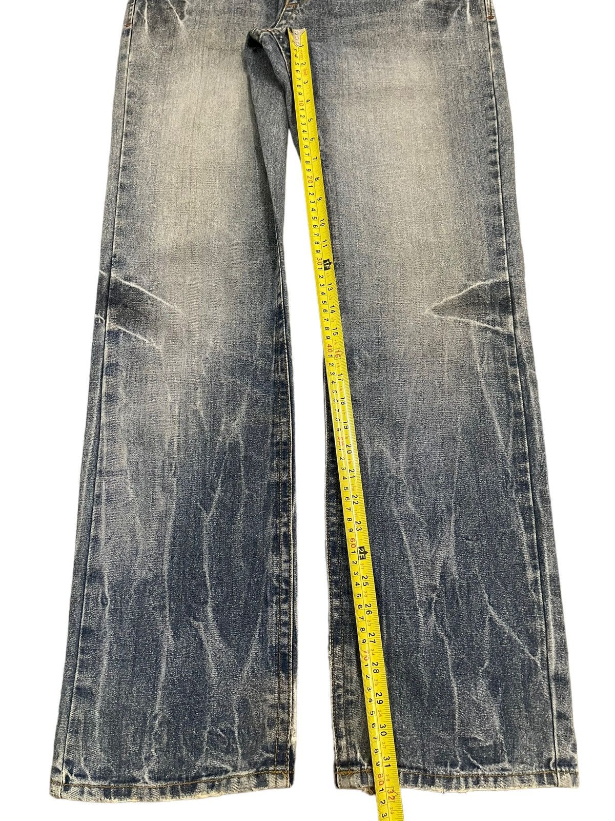 KMRii Vintage Japanese Brand Blue Wash Style Baggy Jeans Size US 32 / EU 48 - 12 Thumbnail