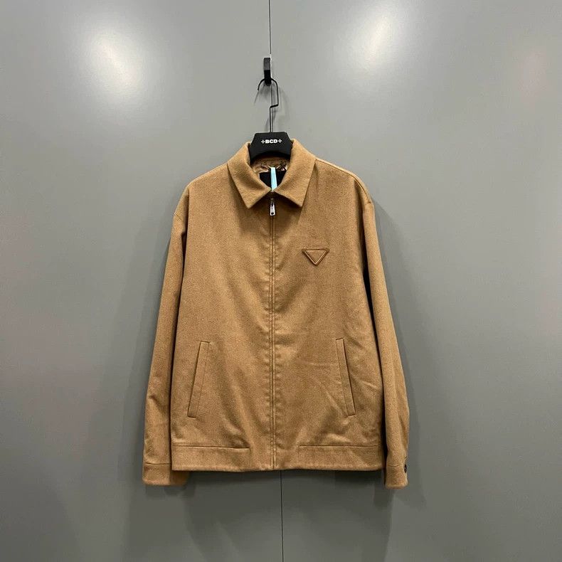 Prada Prada Brown label triangle logo jacket 2501-Nextarrow Size US M / EU 48-50 / 2 - 1 Thumbnail