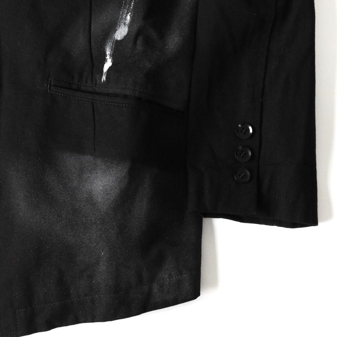 Yohji Yamamoto Yohji Yamamoto +Noir AW18 Smoke Paint Jacket Size M / US 6-8 / IT 42-44 - 7 Thumbnail