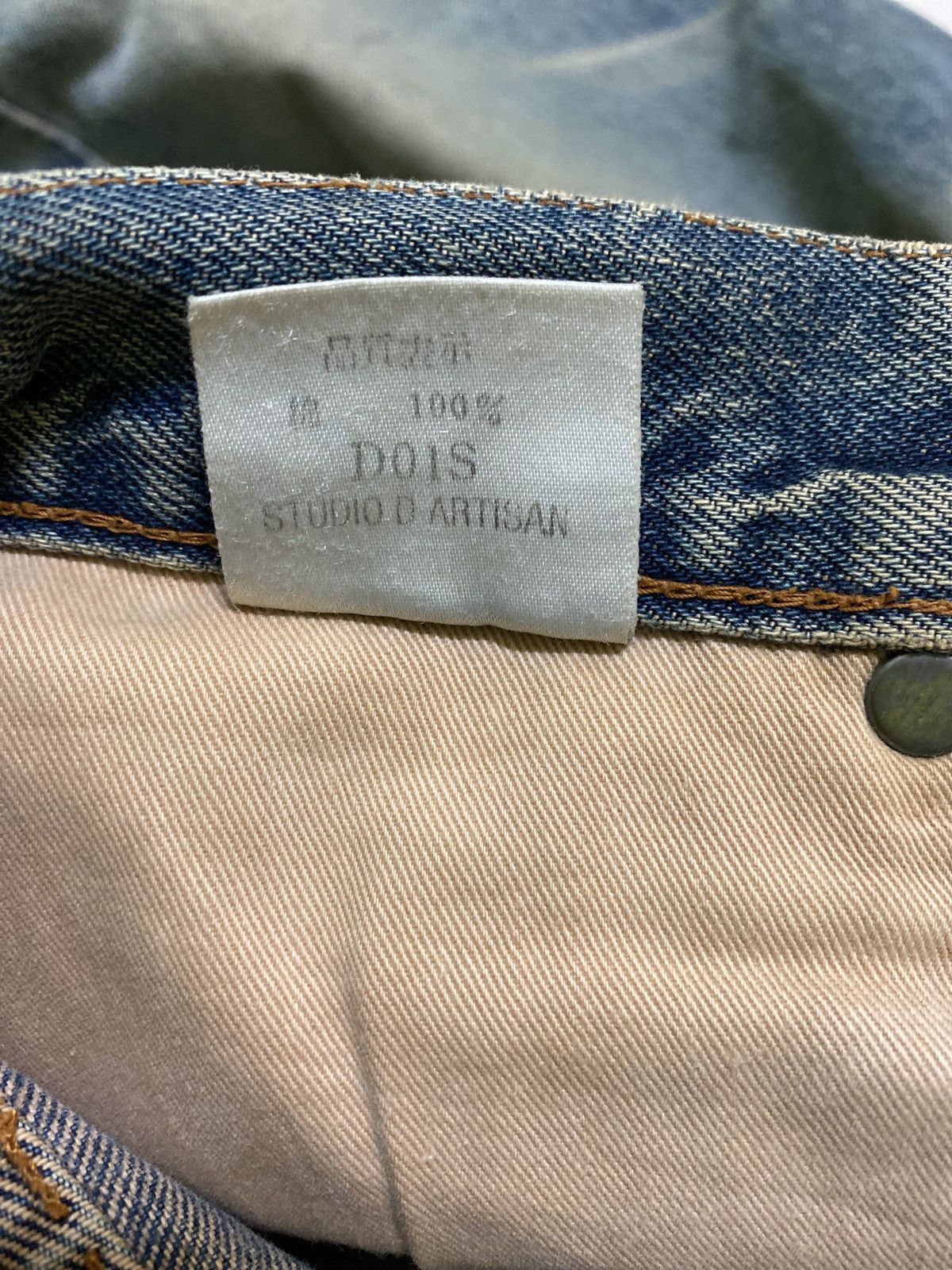 Hysteric Glamour × Vintage Studio D'ARTISAN Balenciaga Style Distressed Selvedge Jeans Size US 29 - 19 Thumbnail