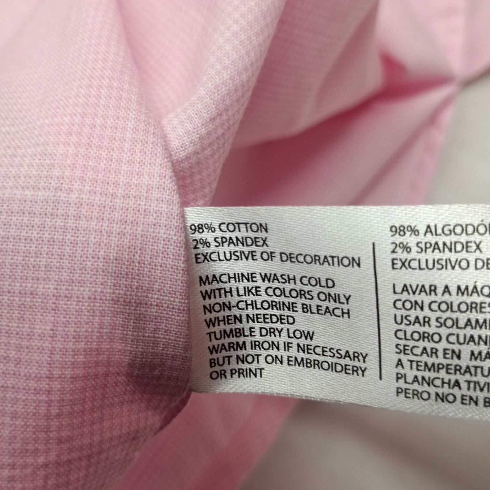 U.S. Polo Assn. U.S. Polo Assn. Button Woven Shirt Men's XL Pink Checkered Size US XL / EU 56 / 4 - 8 Thumbnail