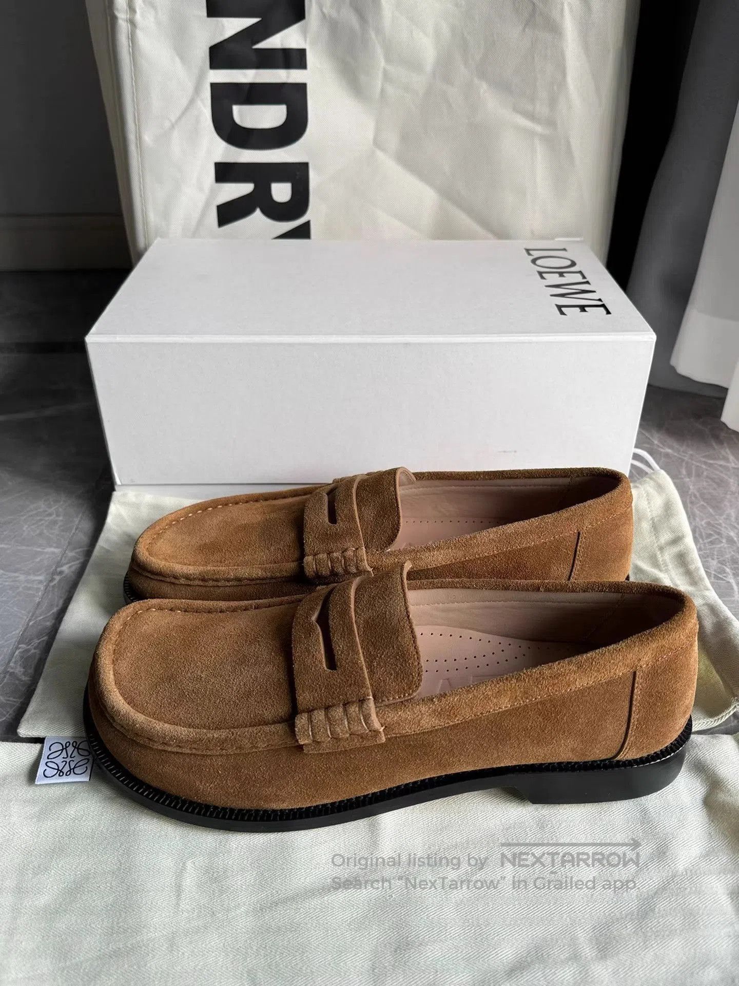 Loewe Loewe Folio Slipper Loafer Tobacco | Grailed