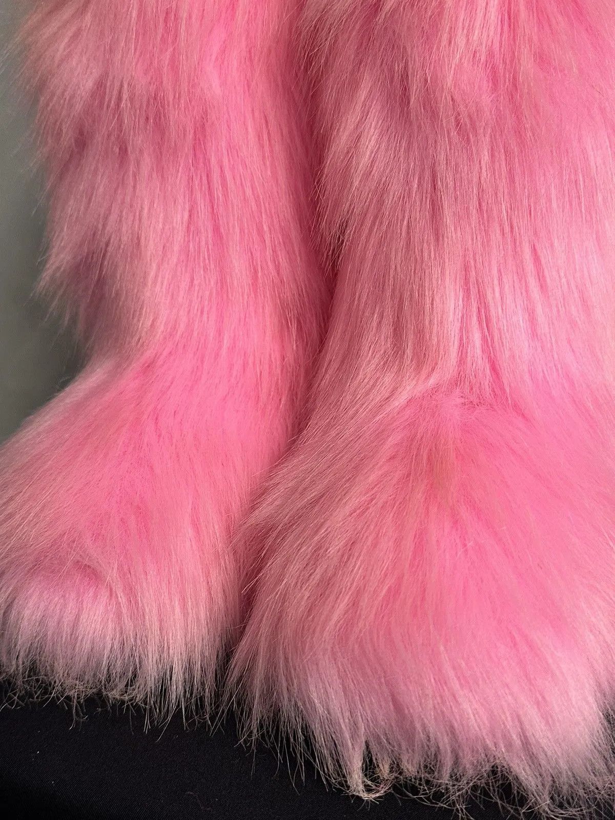 If Six Was Nine Wow😻IFSIXWASNINE FUR FAUX WINTER BOOTS VINTAGE JAPAN Y2K Size US 6 / IT 36 - 7 Thumbnail