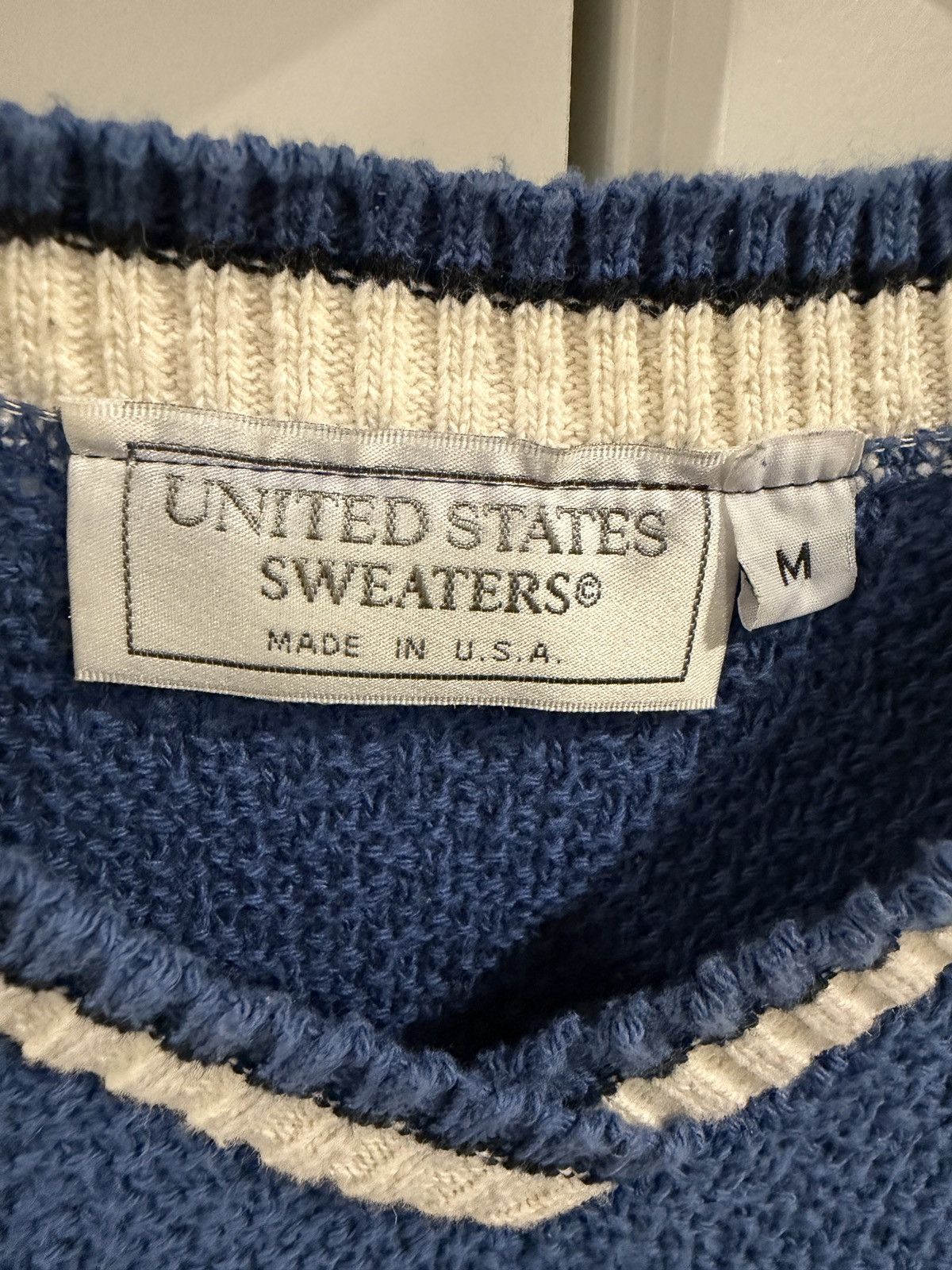 Other Vintage United States Sweaters Knit V Neck Made In USA Size M / US 6-8 / IT 42-44 - 3 Thumbnail