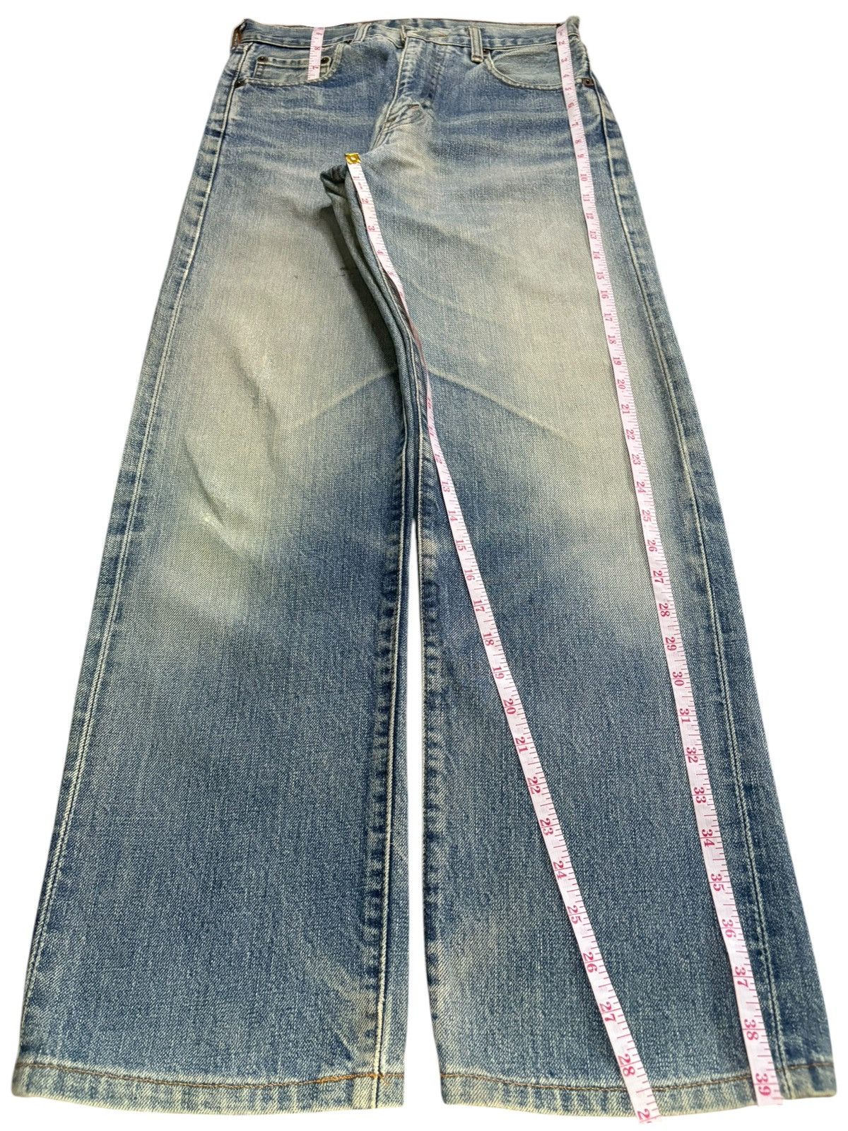 Levi's Vintage 90s Levis 502XX Selvedge Big E Mud Wash Loose Jeans Size US 29 - 15 Thumbnail