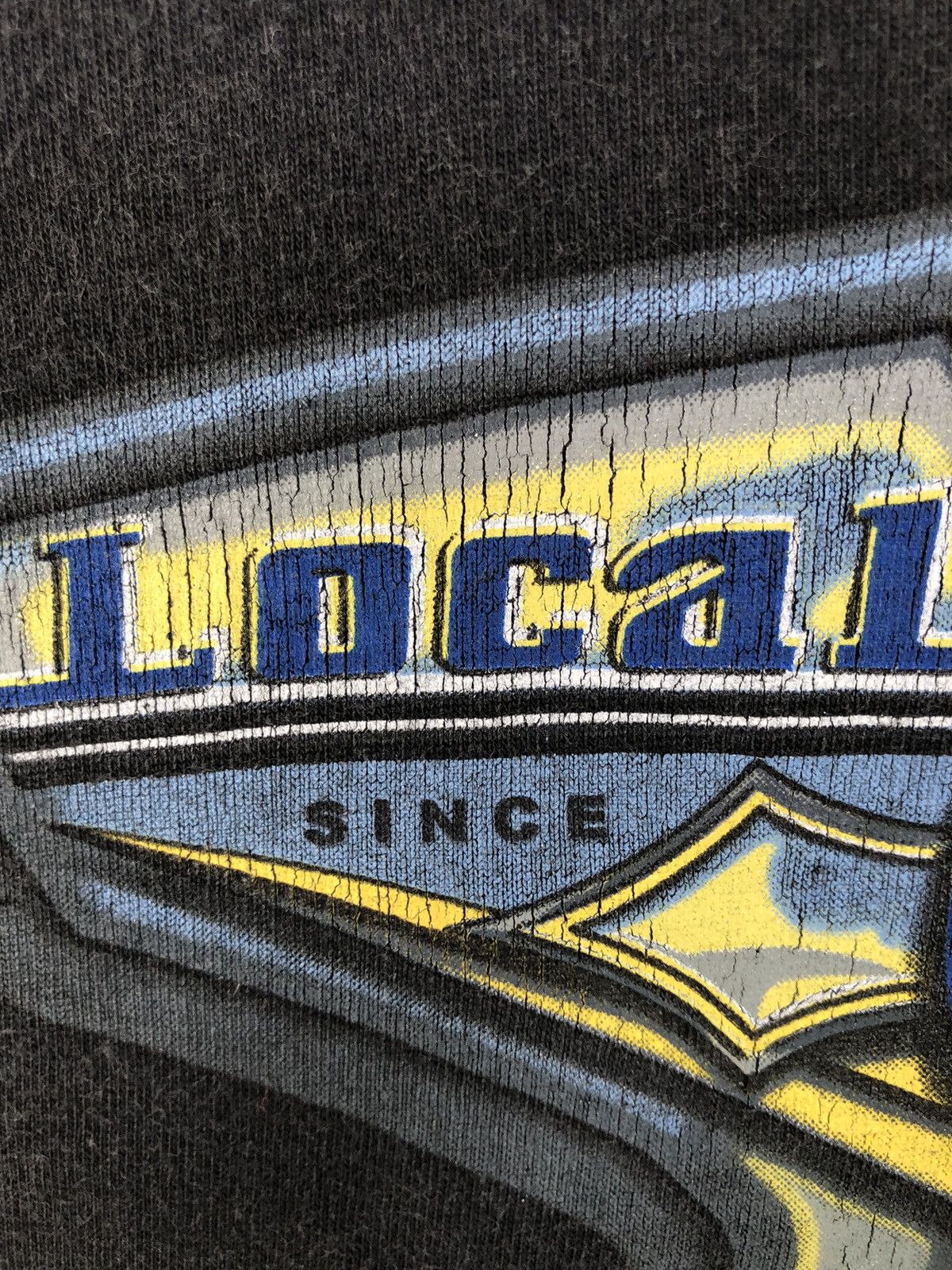 Vintage Vintage Local Motion Surfing Black Faded Tee Size US L / EU 52-54 / 3 - 5 Thumbnail